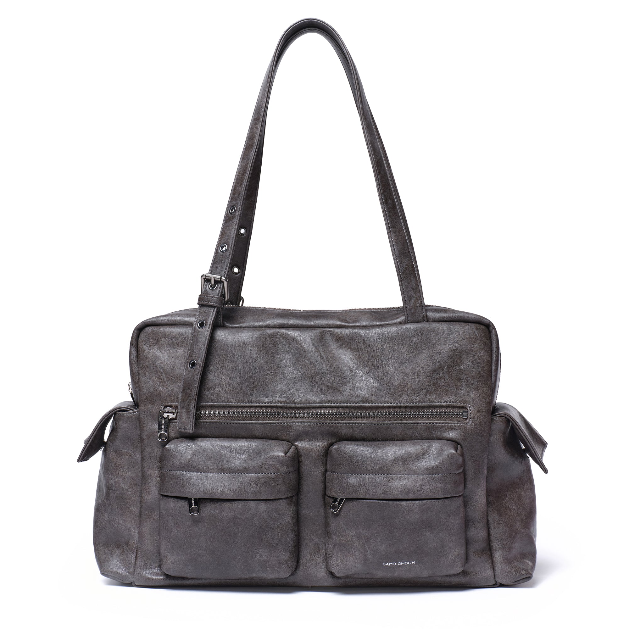 pocket utility bag L baked gray