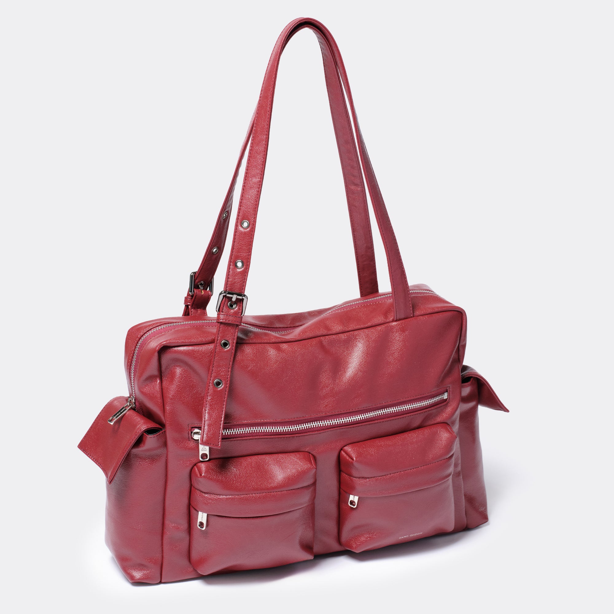 pocket utility bag L goat red