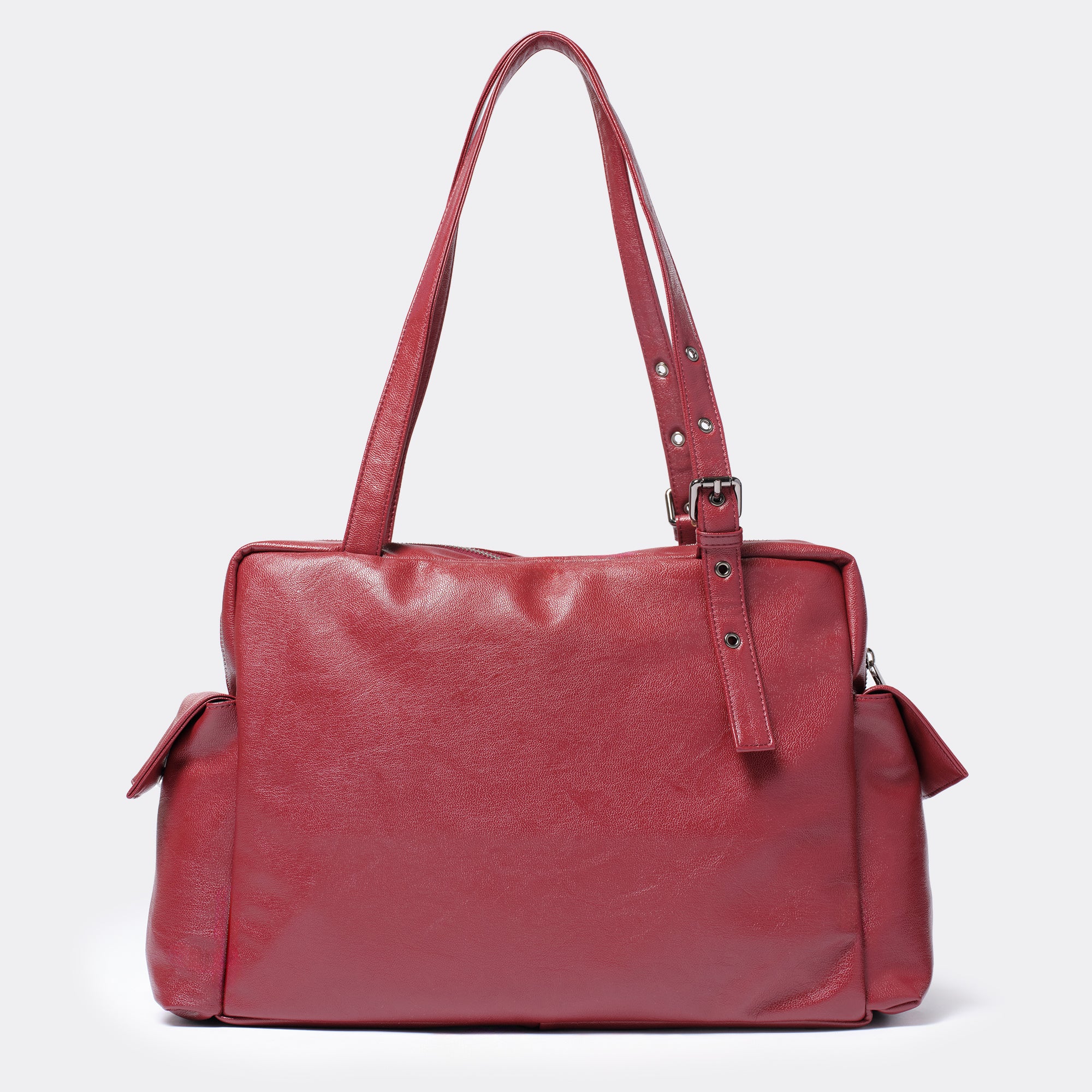 pocket utility bag L goat red