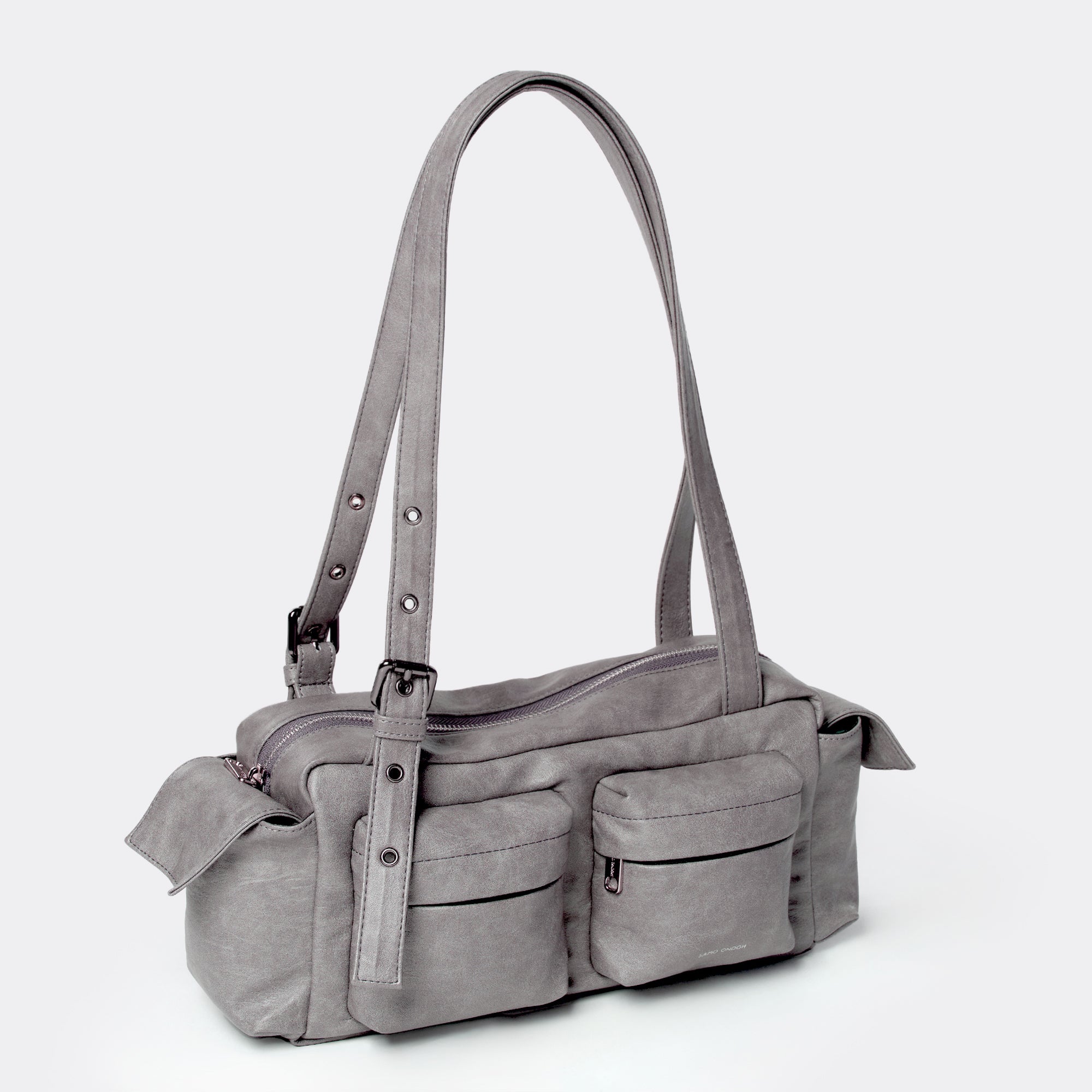pocket utility bag M brushed gray