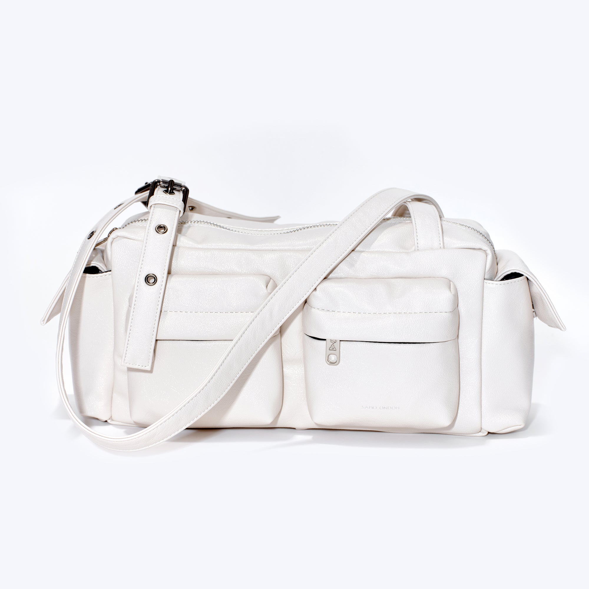 pocket utility bag M goat cream