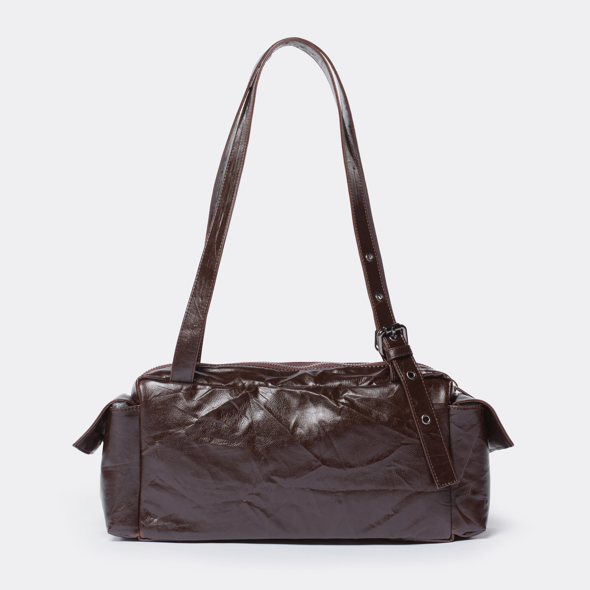 pocket utility bag M origami chocolate