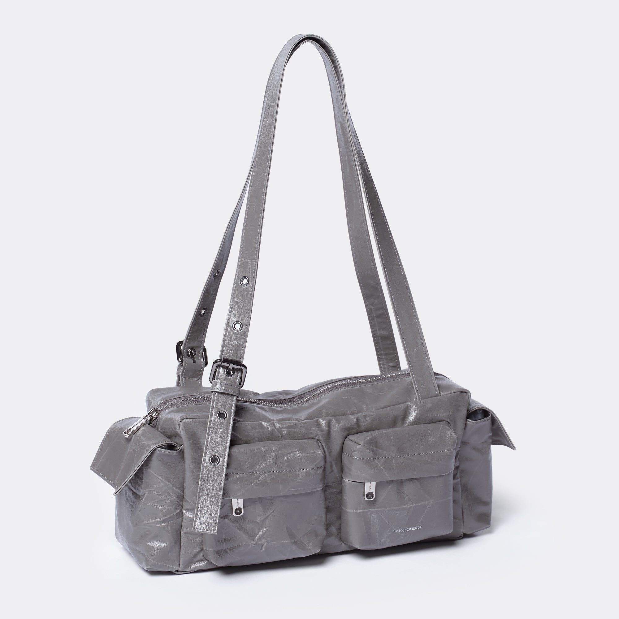 pocket utility bag M origami gray