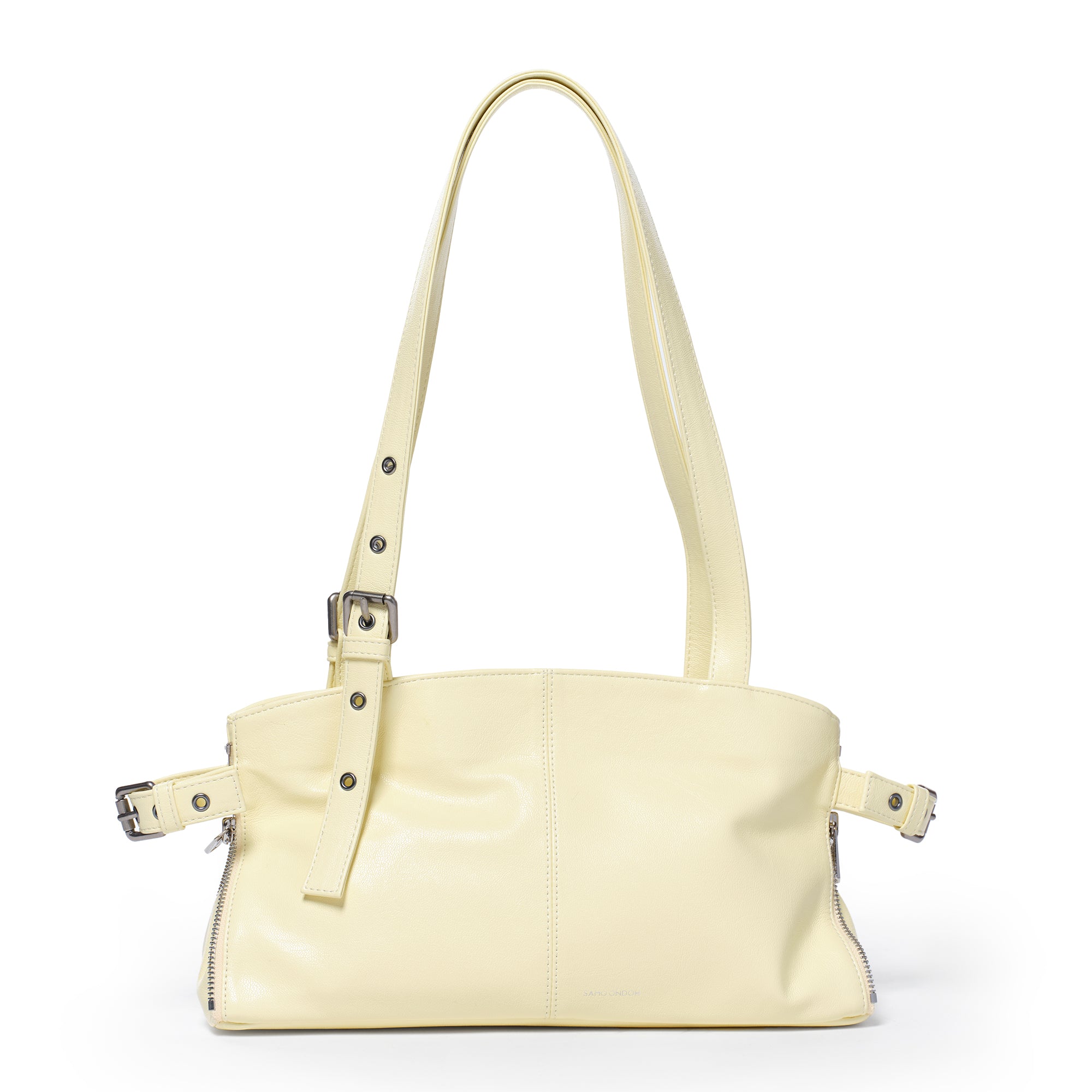 zipper shopper bag S goat lime
