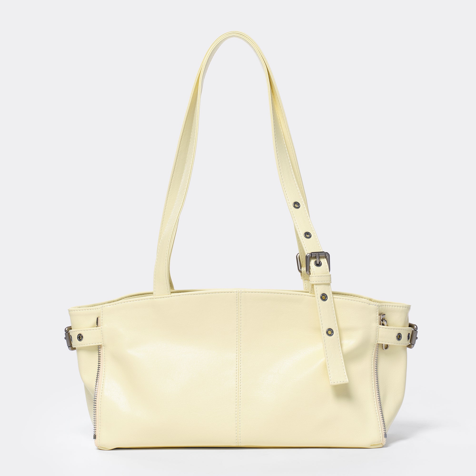 zipper shopper bag S goat lime