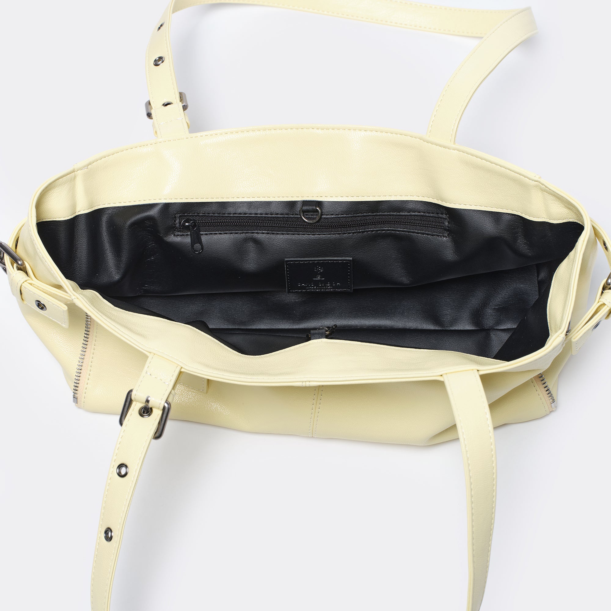 zipper shopper bag S goat lime