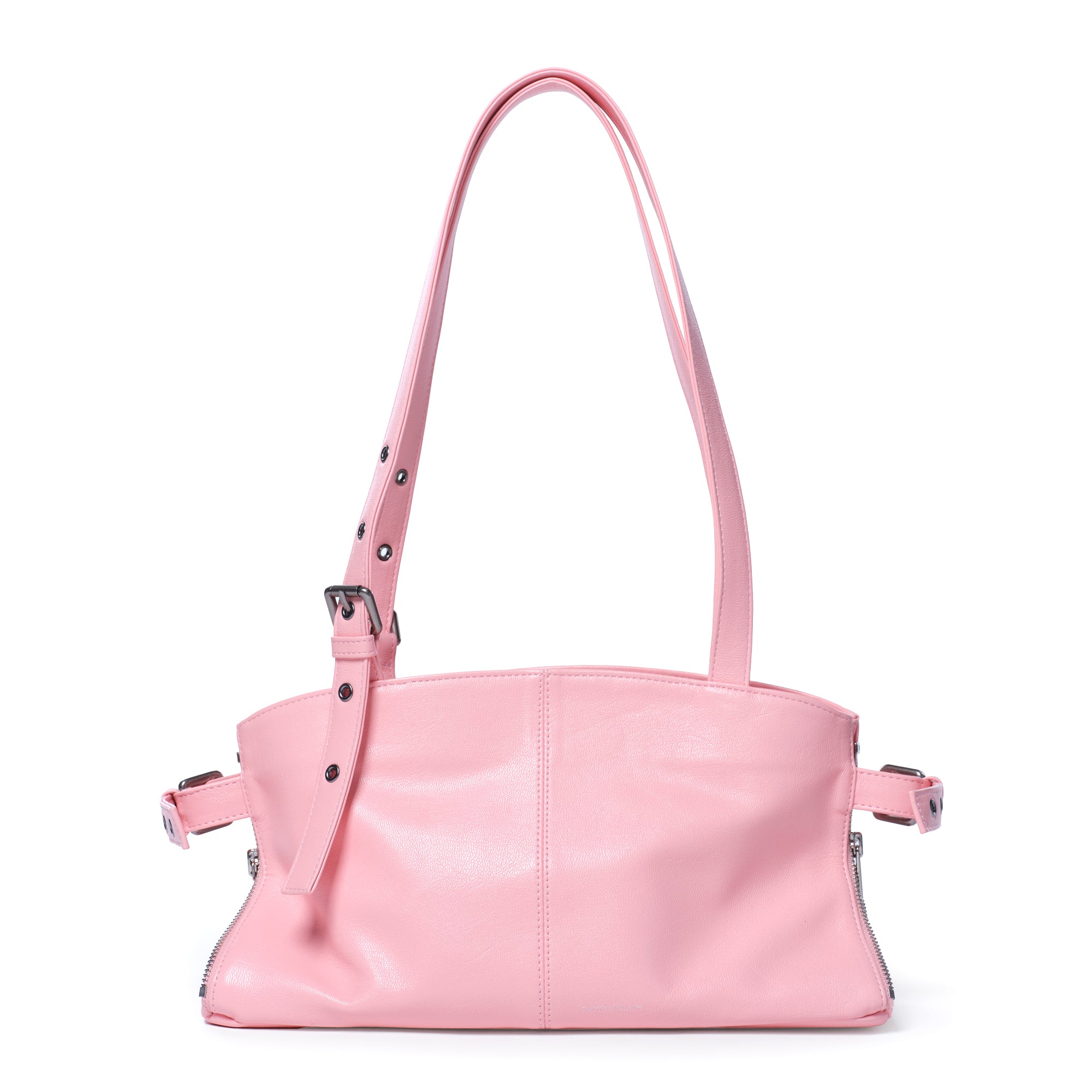 zipper shopper bag S goat pink