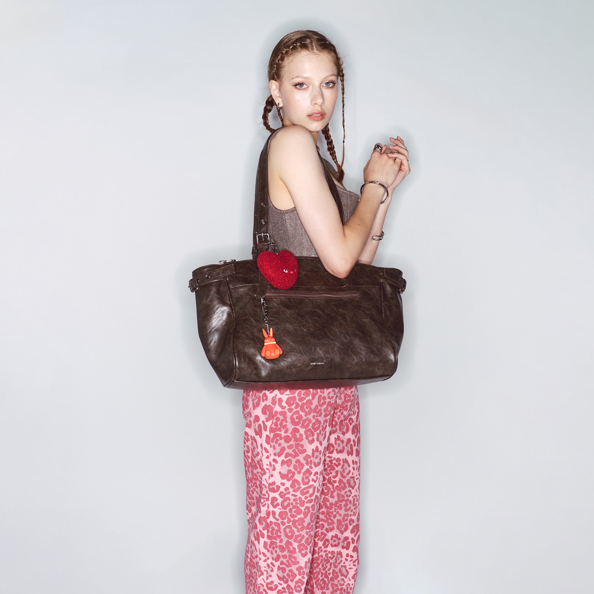 nouvelle shopper bag L baked moca