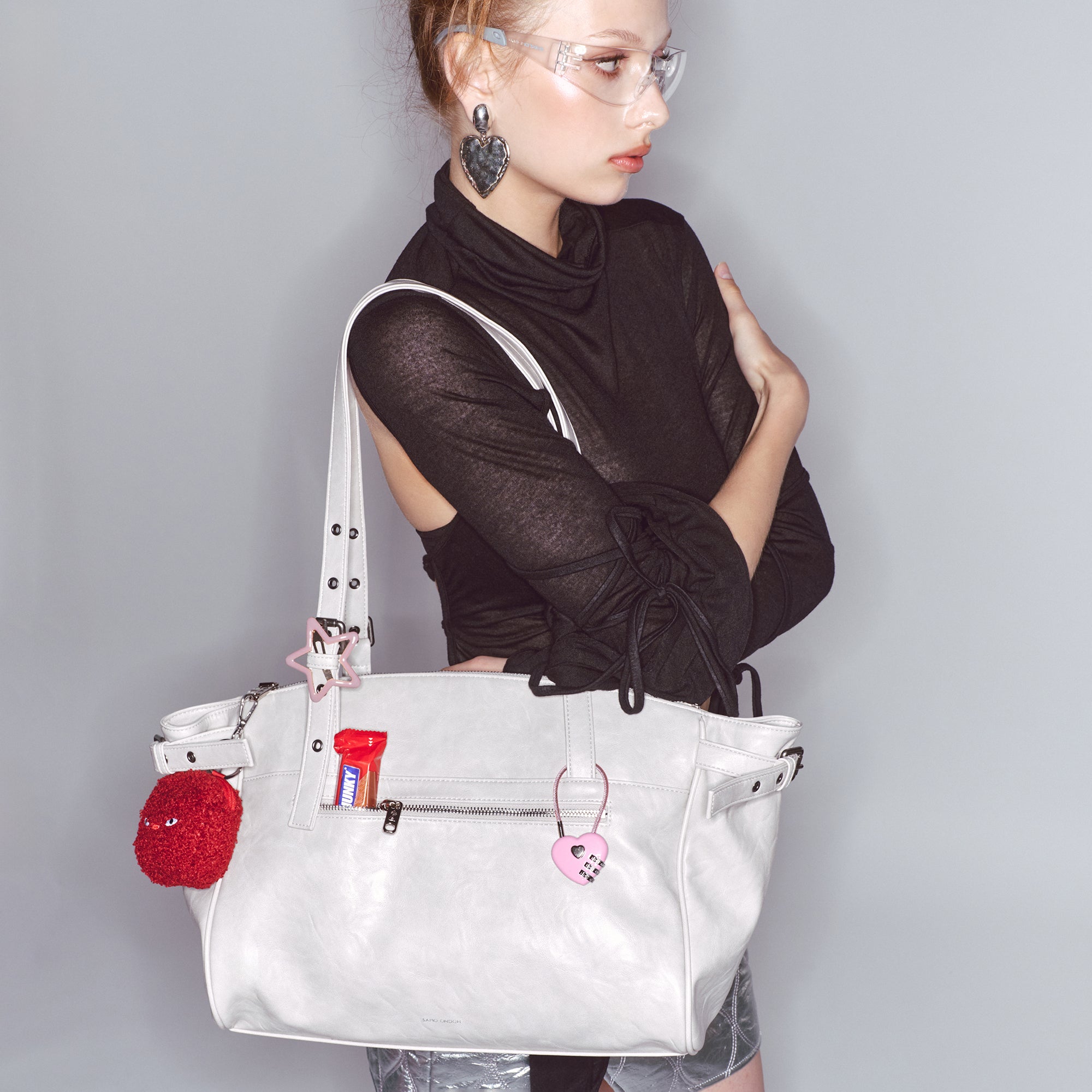nouvelle shopper bag L baked powder
