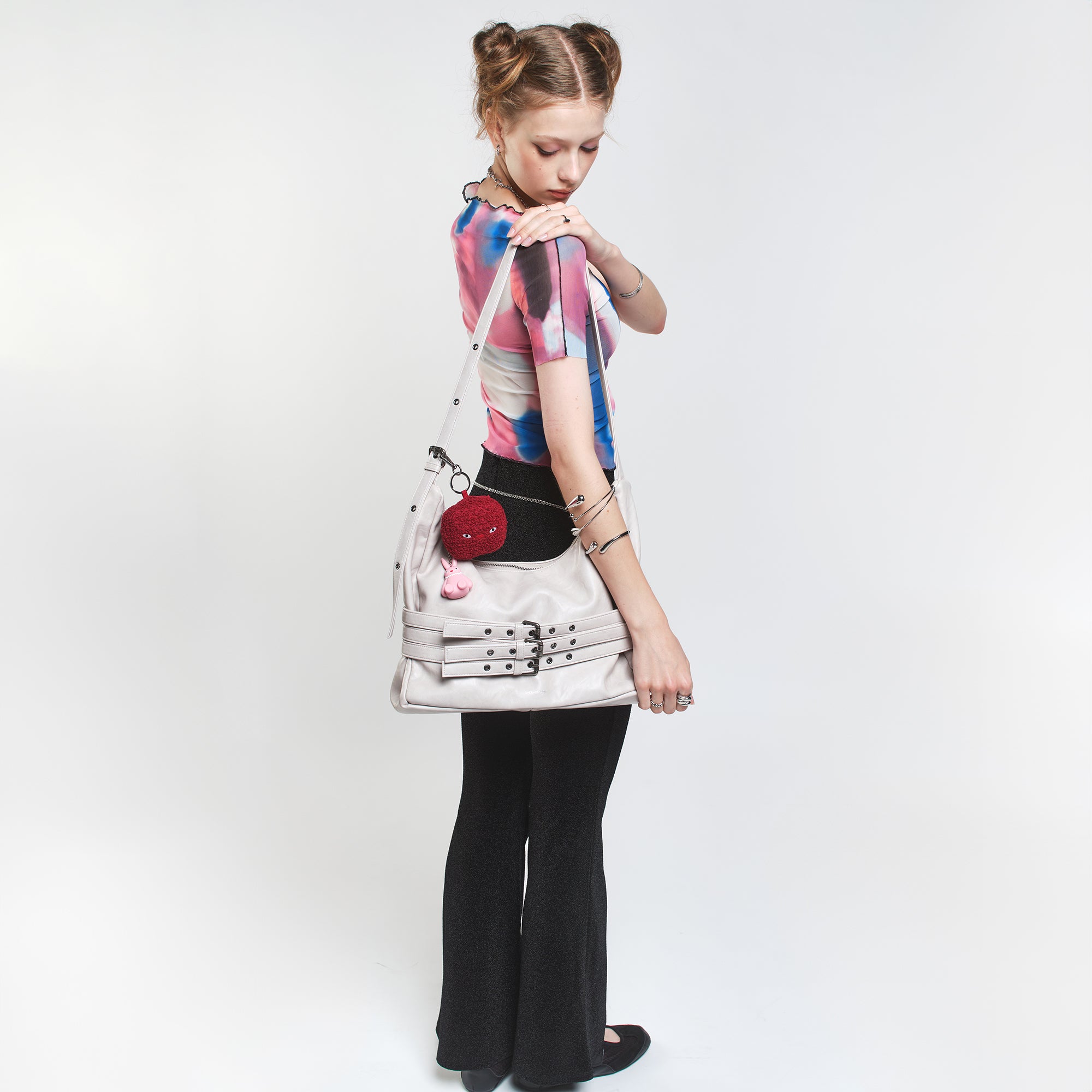 trio belt mug bag L baked powder