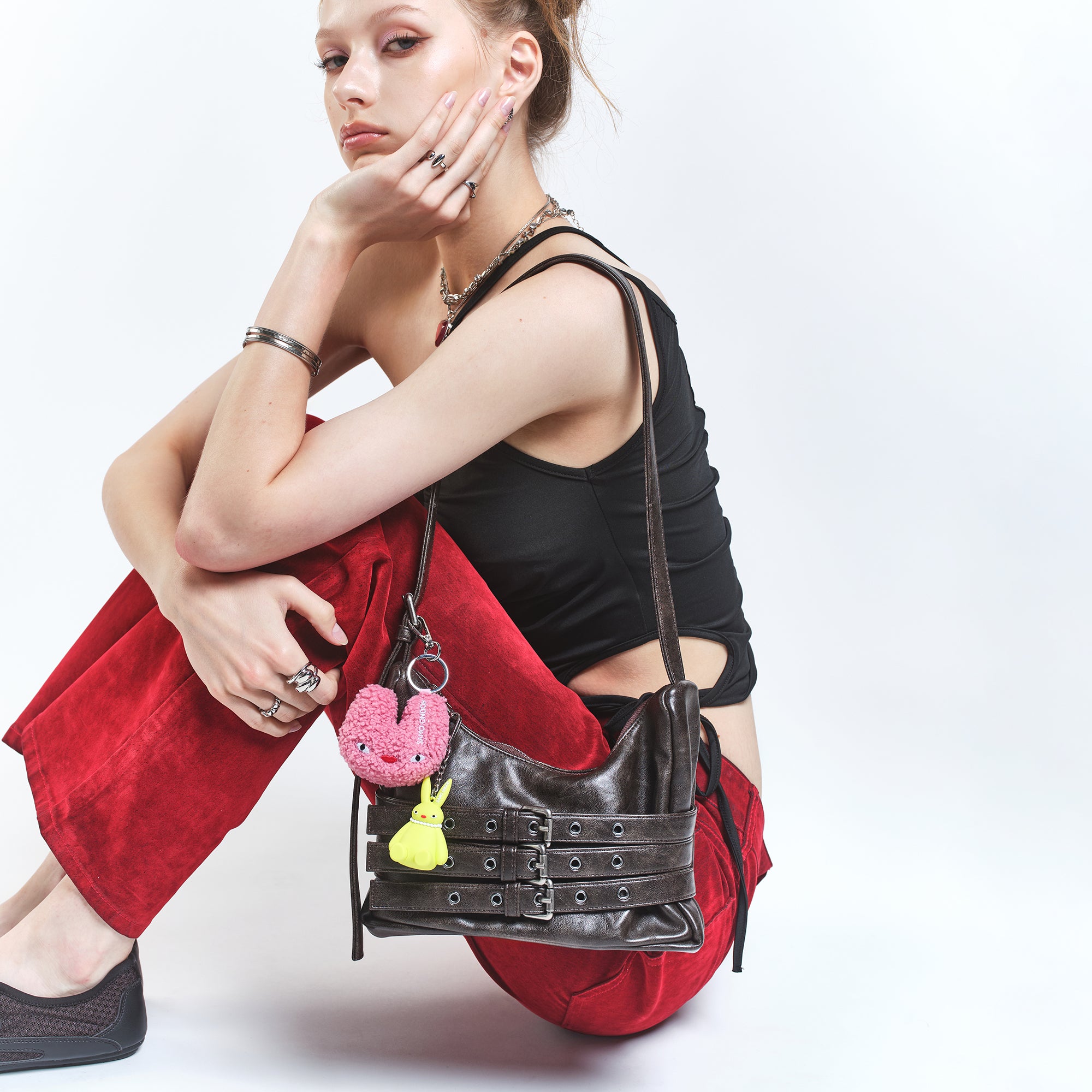 trio belt mug bag M baked moca