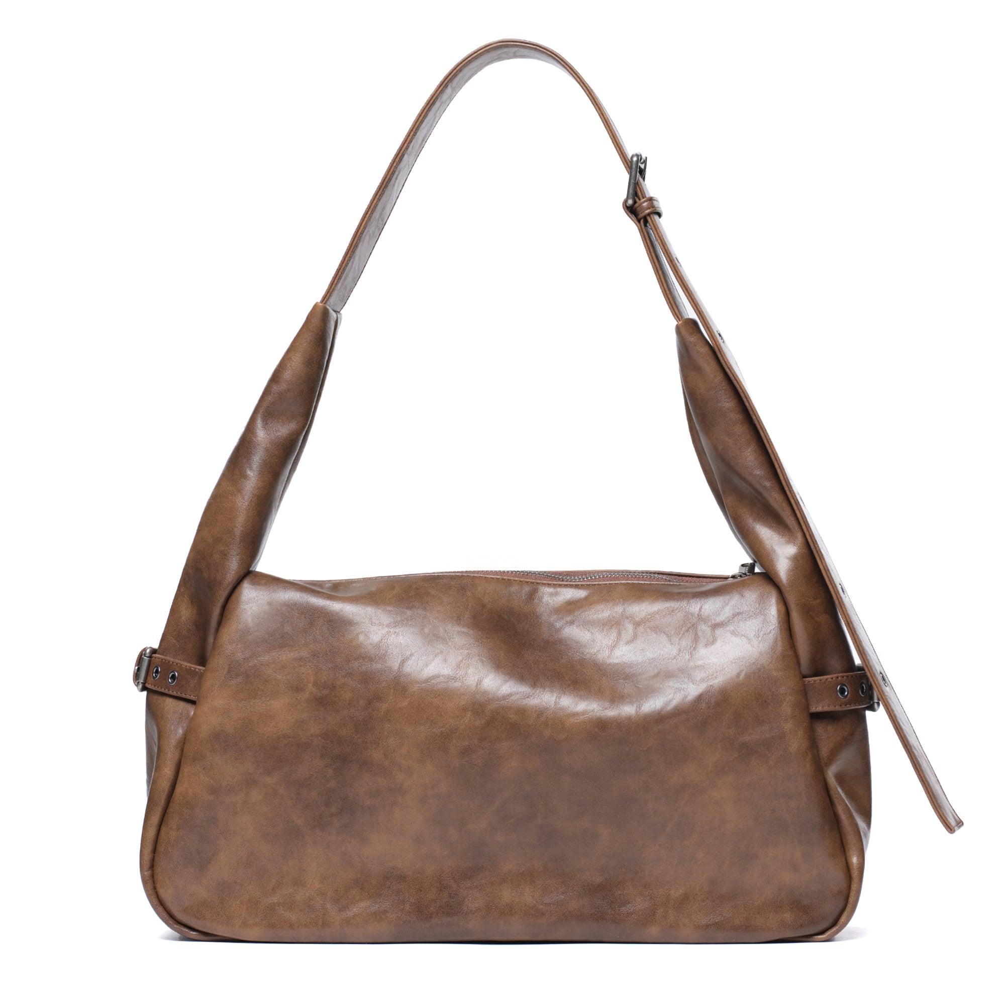 atta bag L baked tan