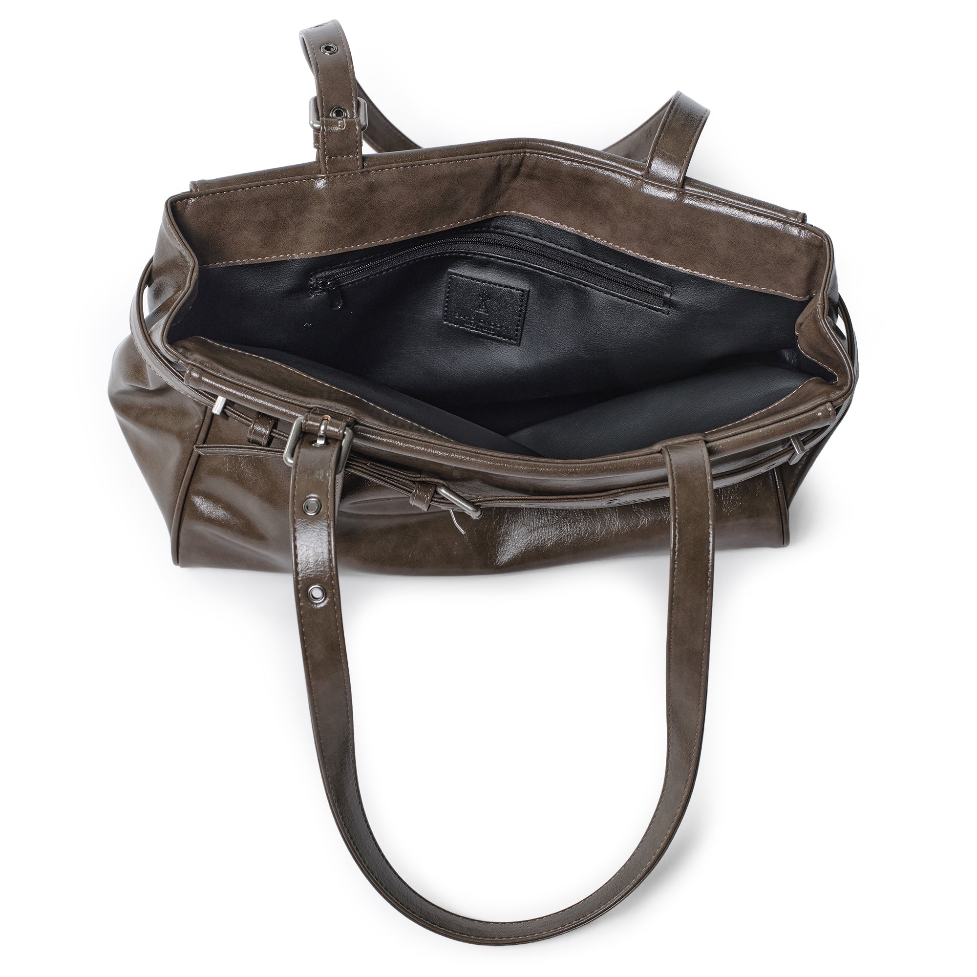 belt flap bag M vampire coffeemilk