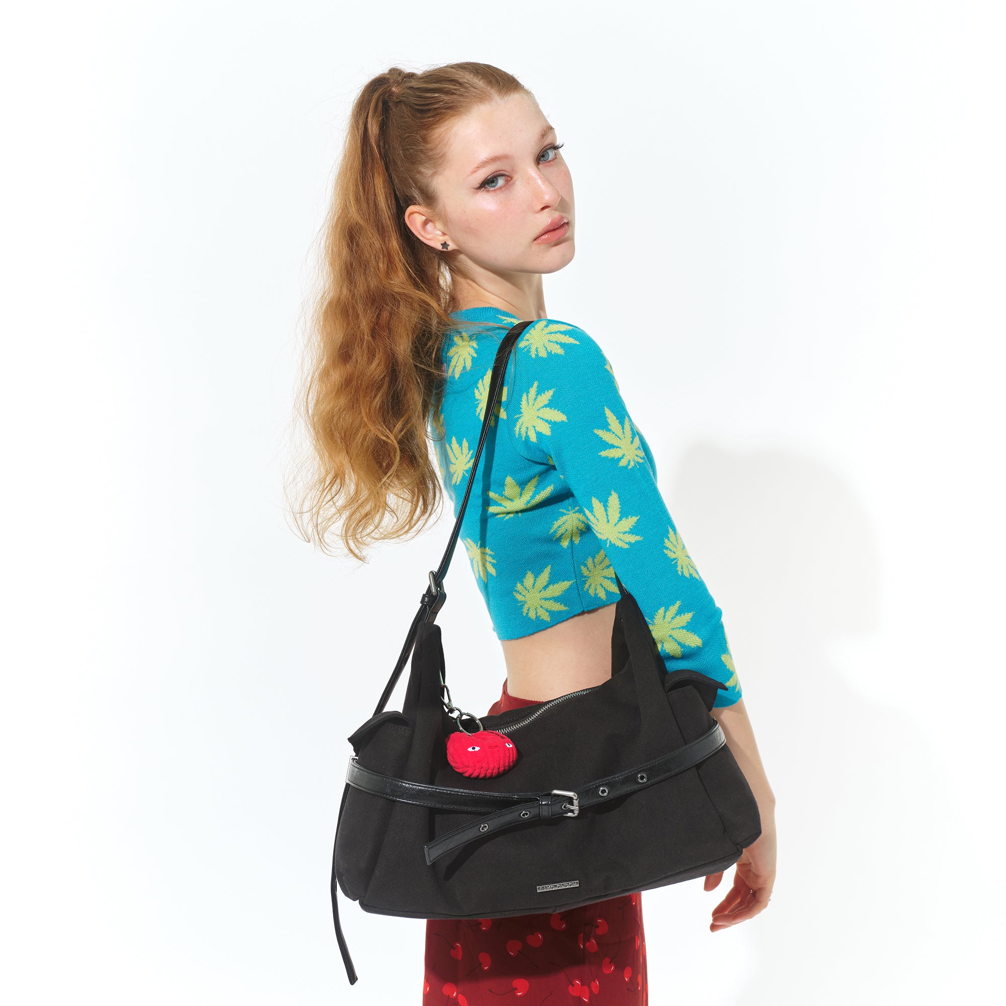 belt mondo bag L canvas black