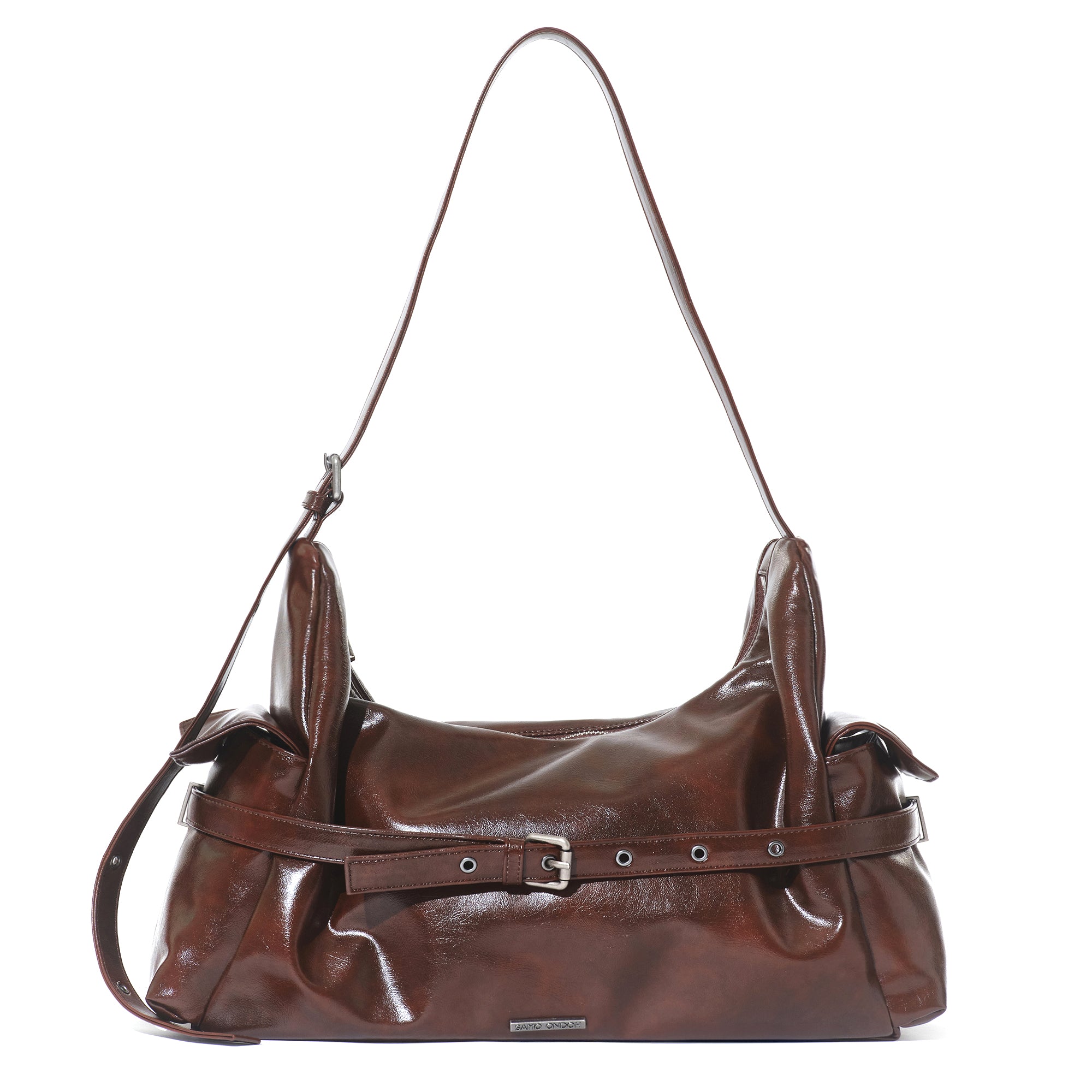 belt mondo bag L vampire walnut