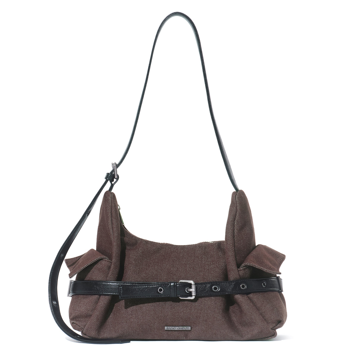 belt mondo bag M raw brown