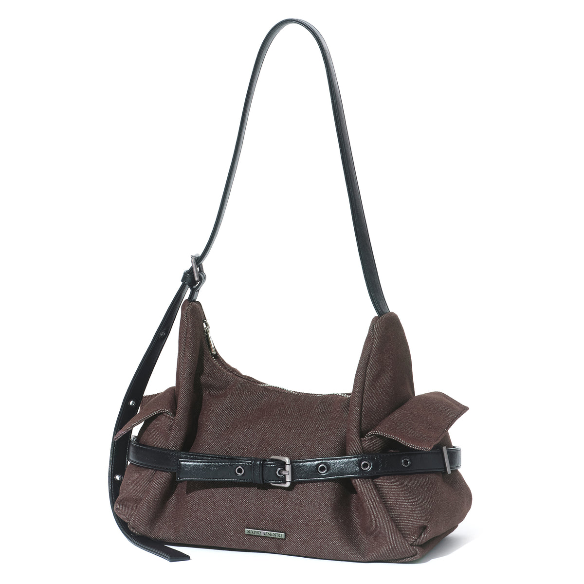 belt mondo bag M raw brown