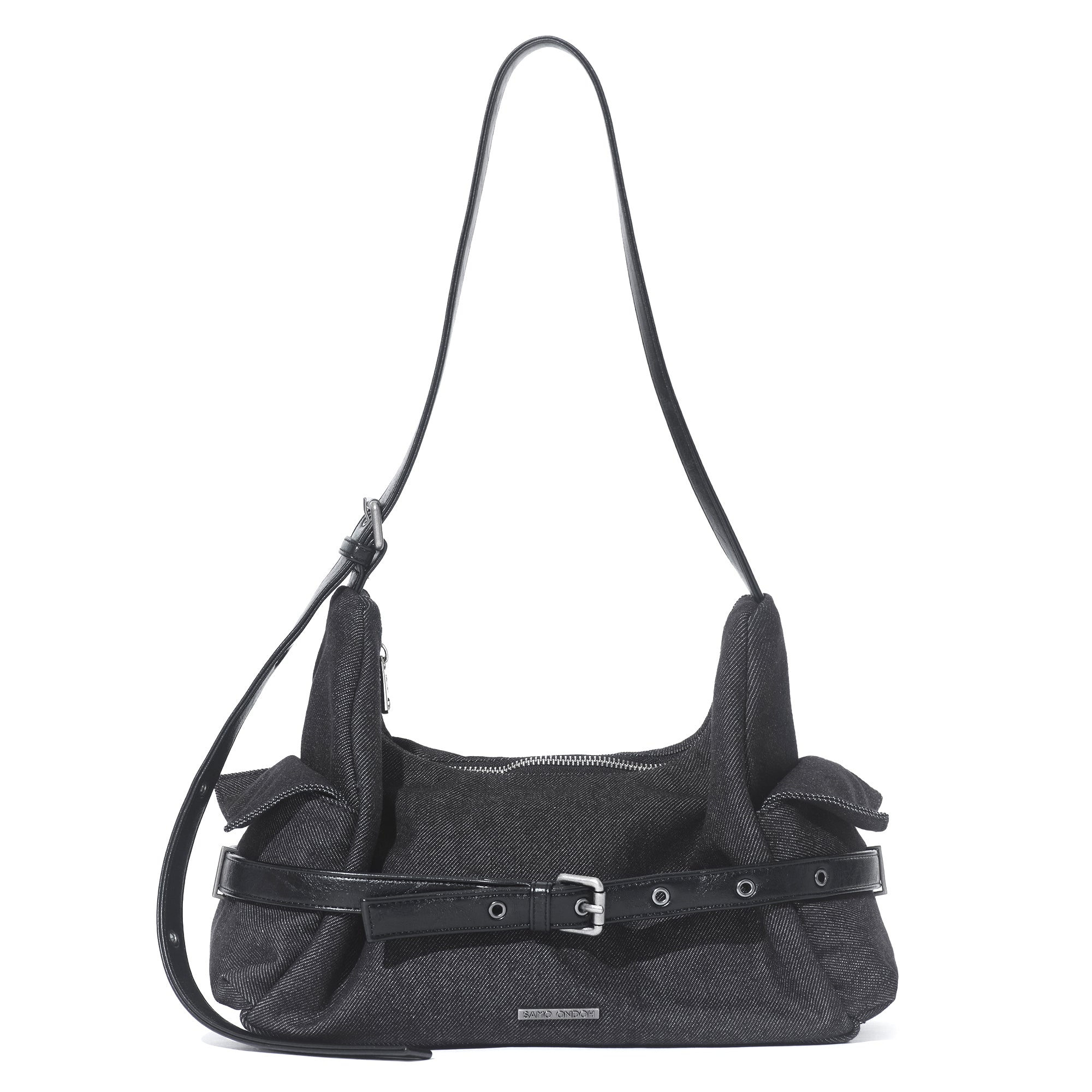 belt mondo bag M raw denim