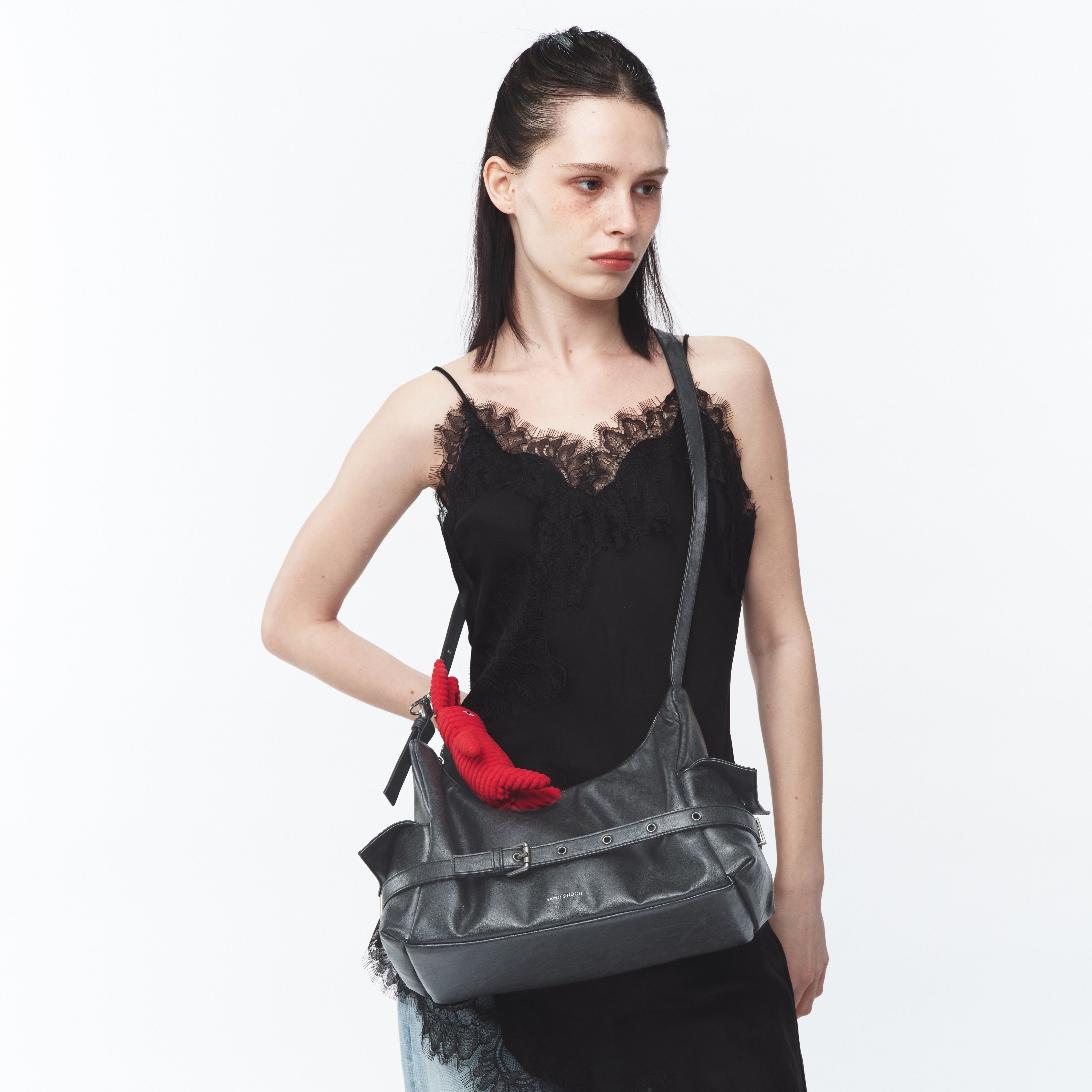 belt mondo bag M veg charcoal