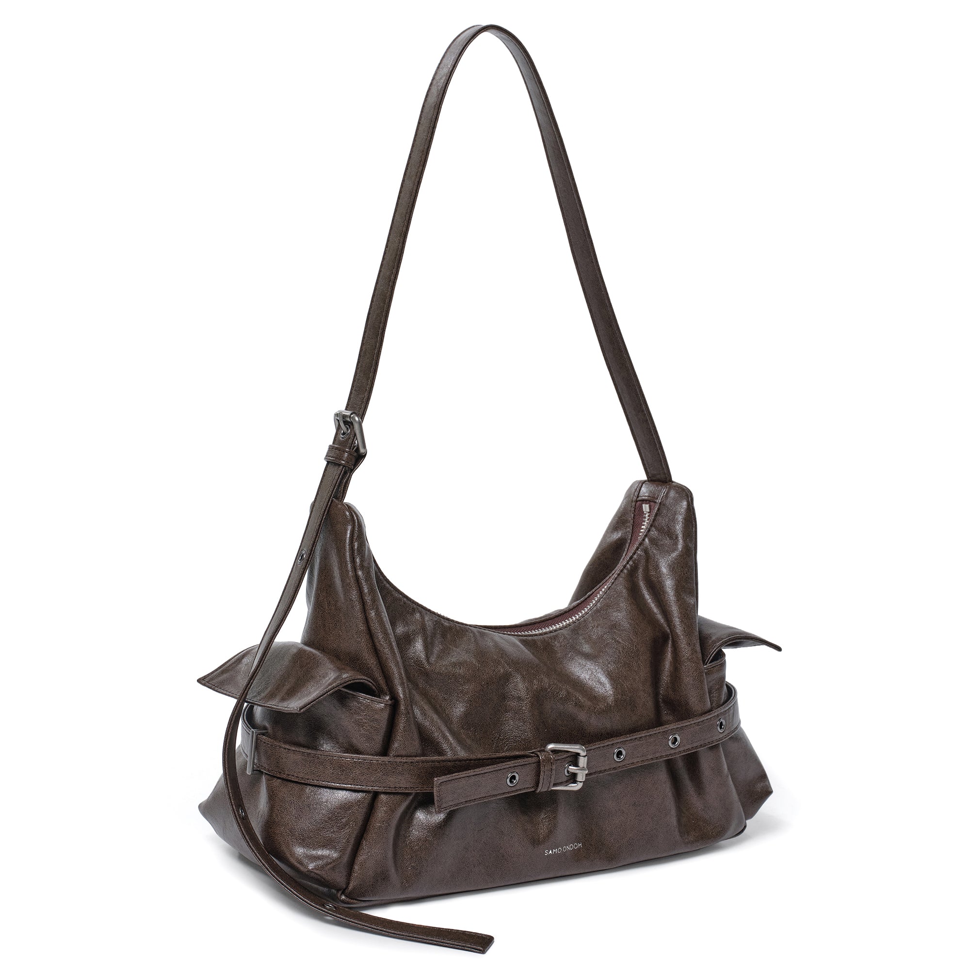 belt mondo bag M veg cocoa