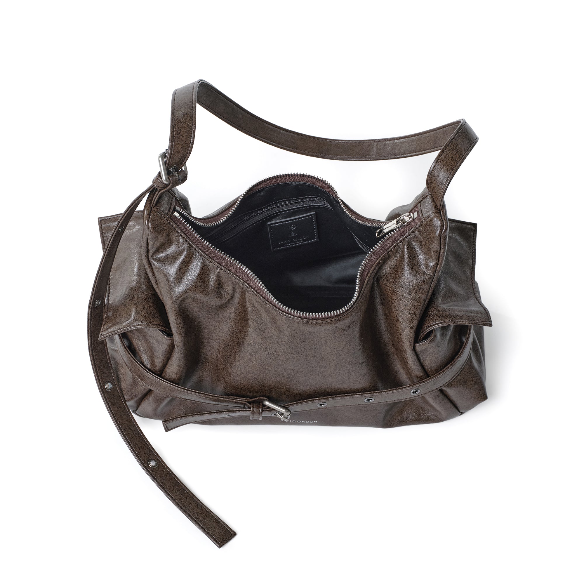 belt mondo bag M veg cocoa
