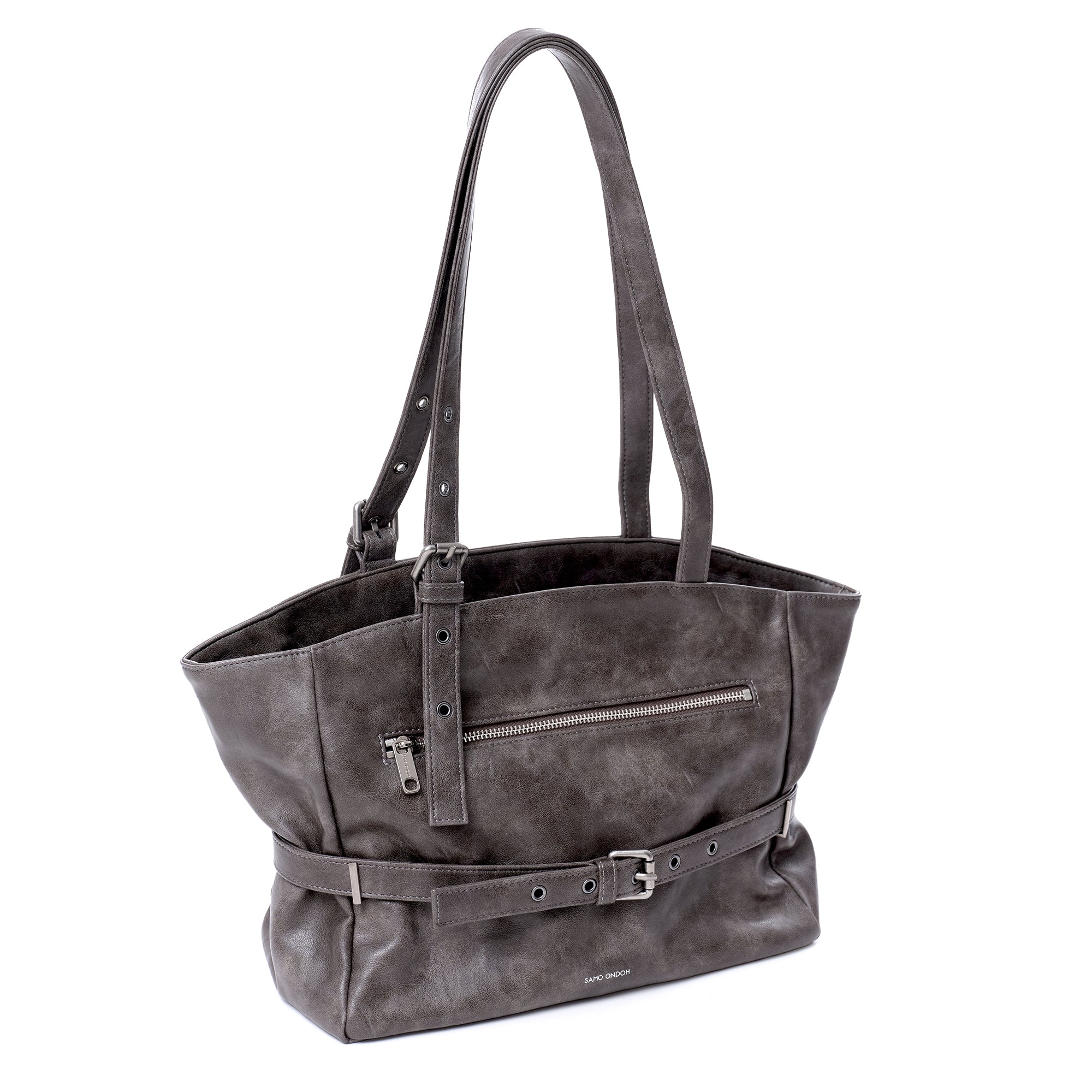 corset bag M baked gray