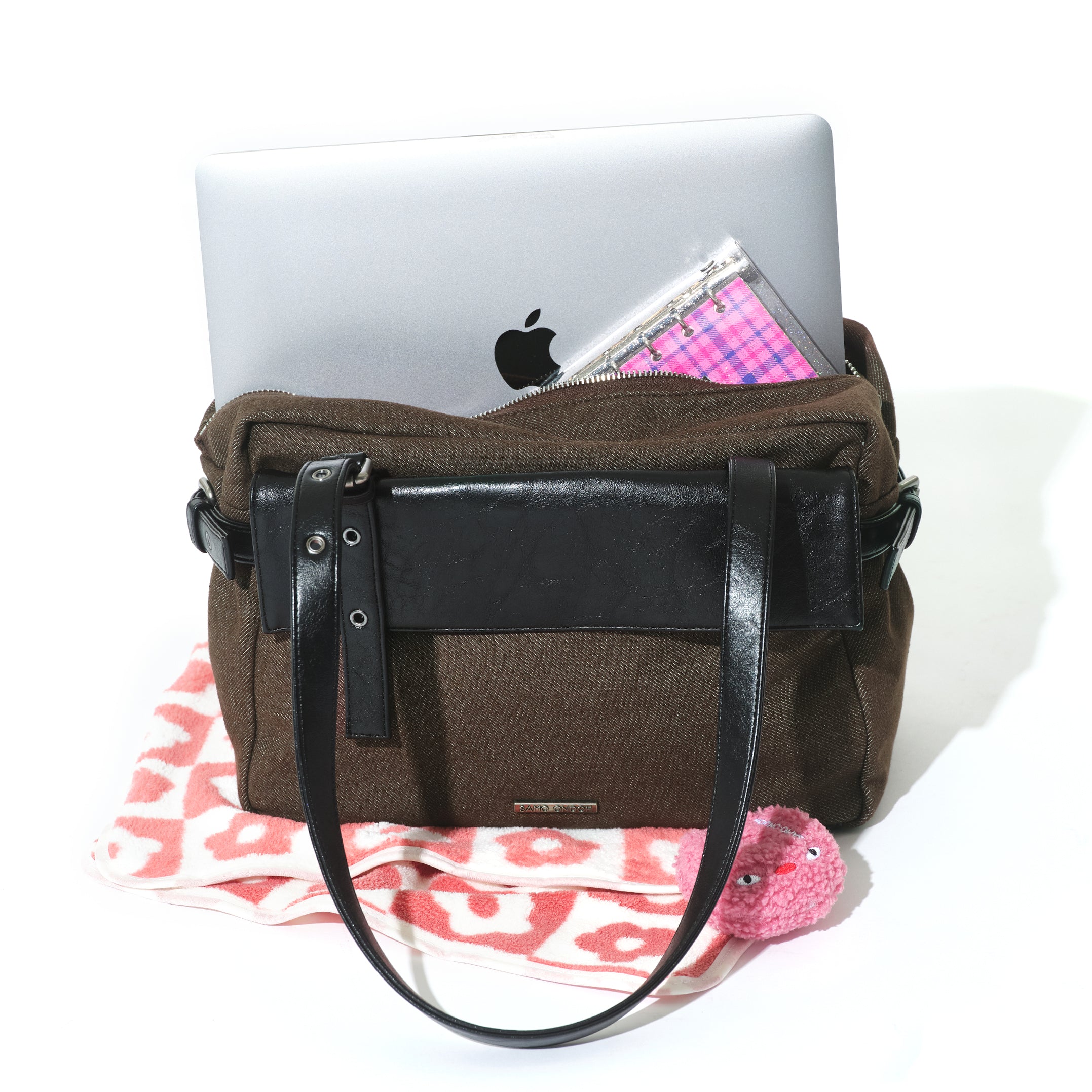 pocket mug bag M baked gray