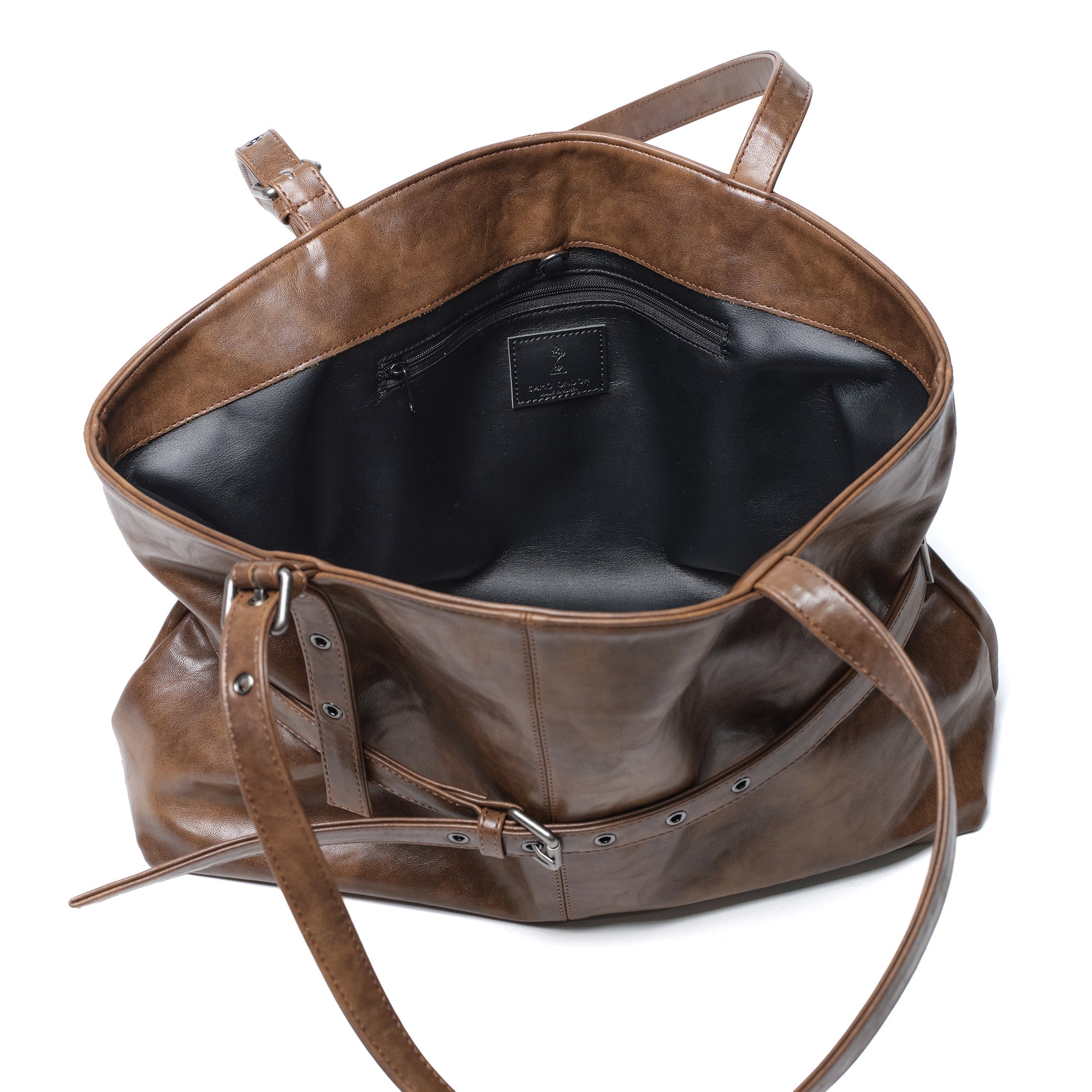 le belt bag L baked tan