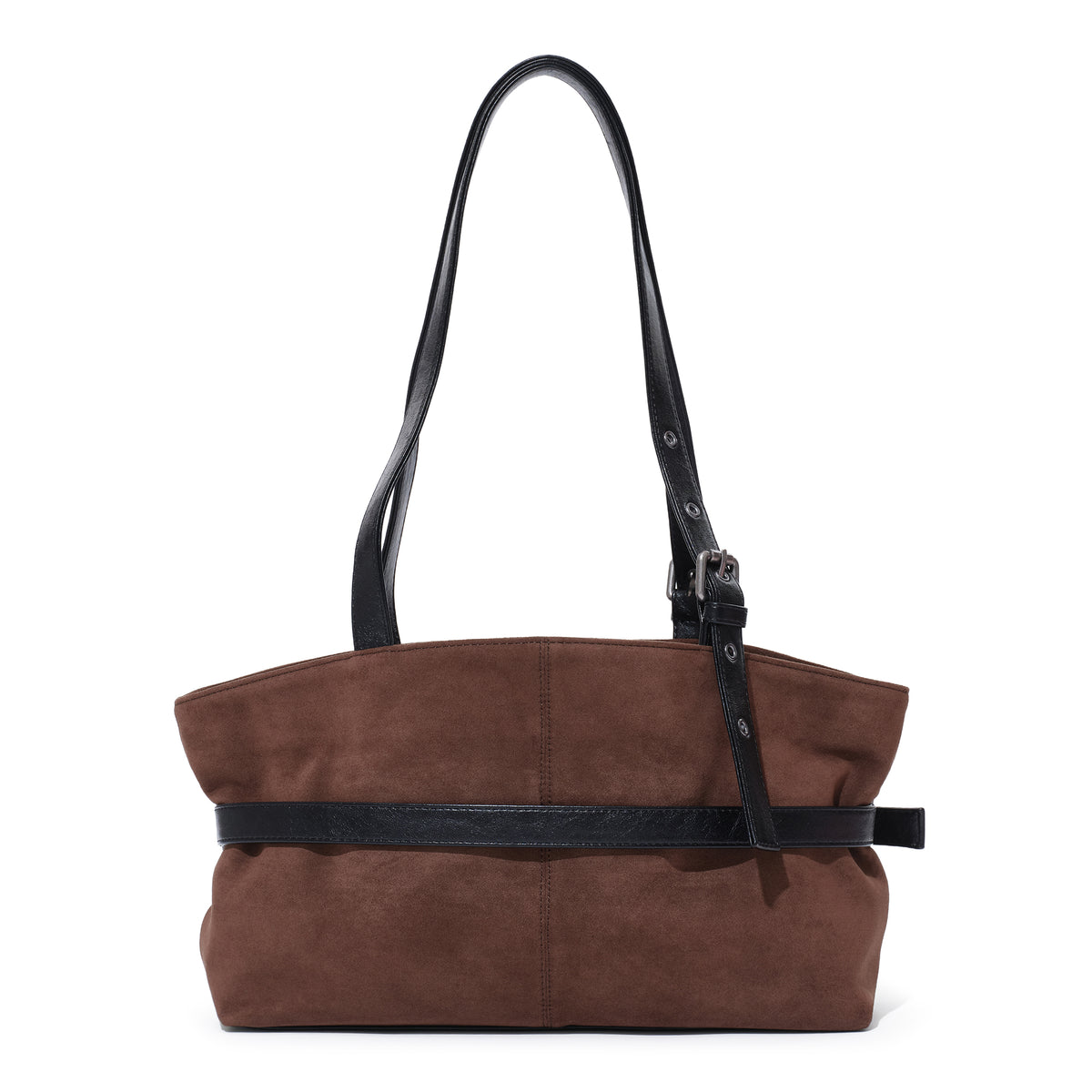 (re-designed) le belt bag M suede brown
