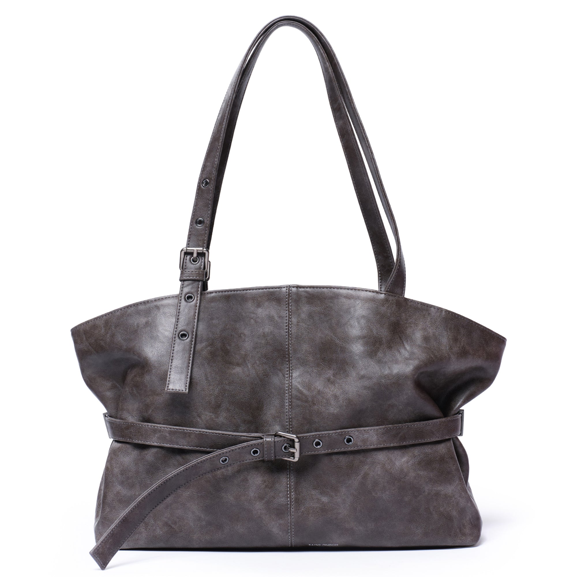 le belt bag L baked gray