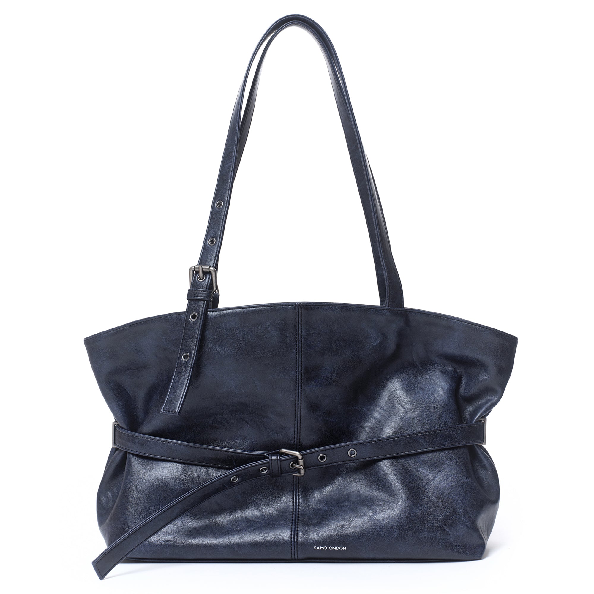 le belt bag L baked navy