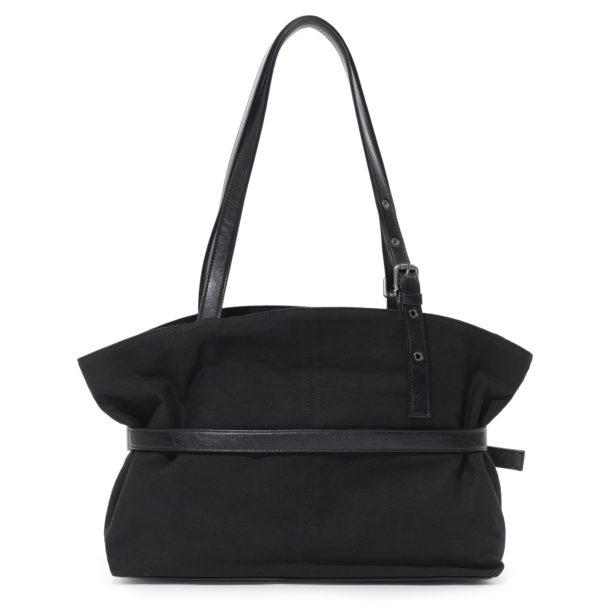 le belt bag L canvas black