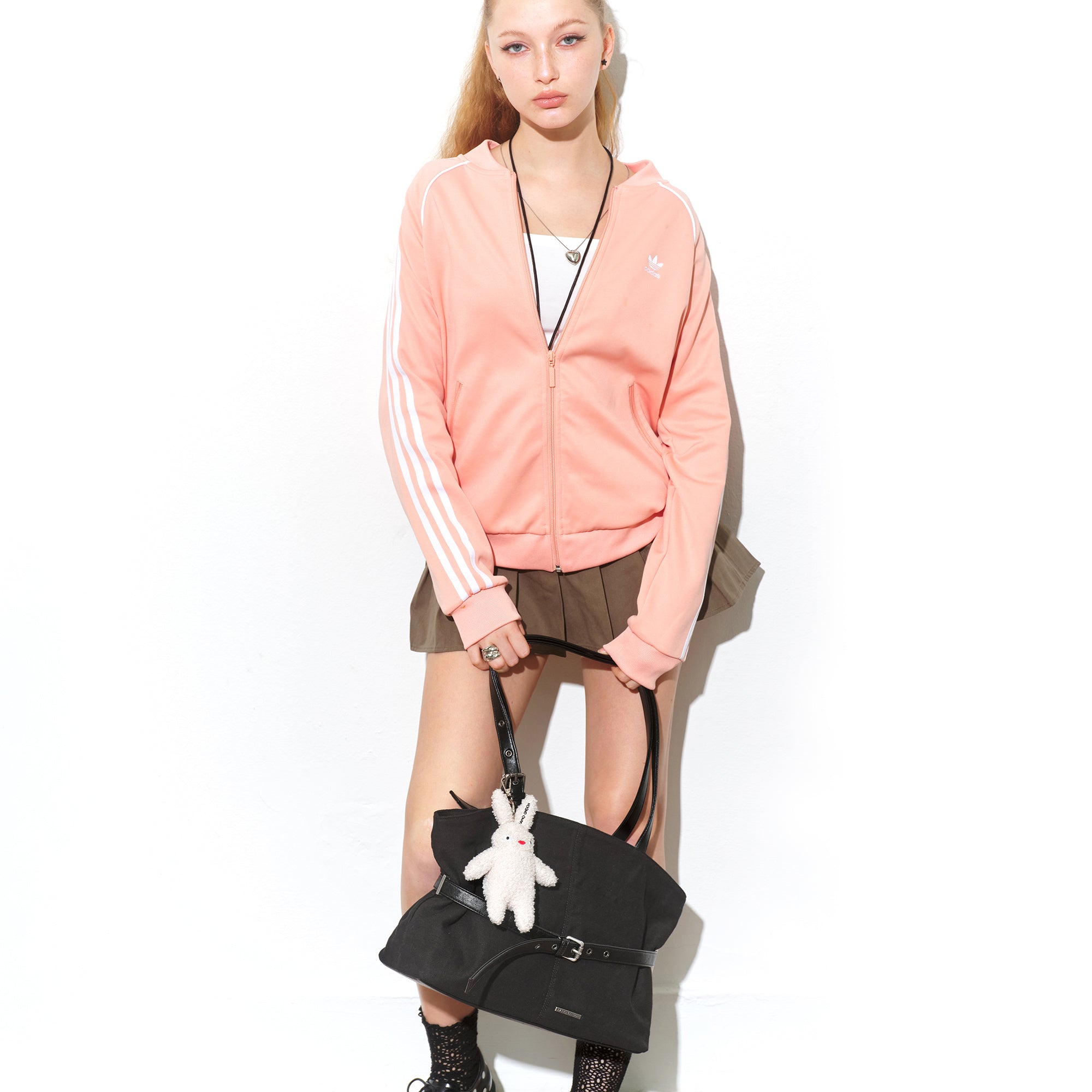 le belt bag L canvas black