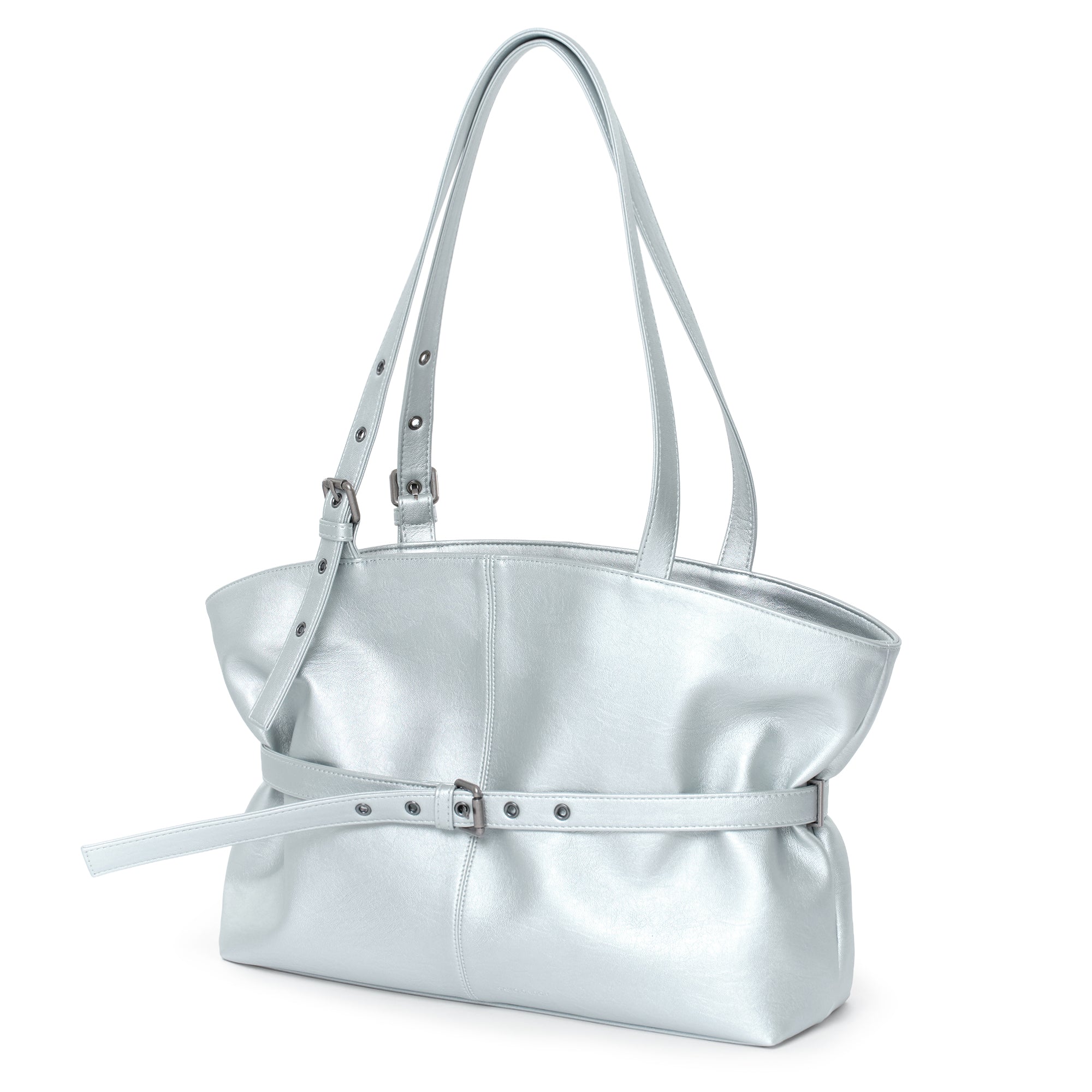 le belt bag L chrome