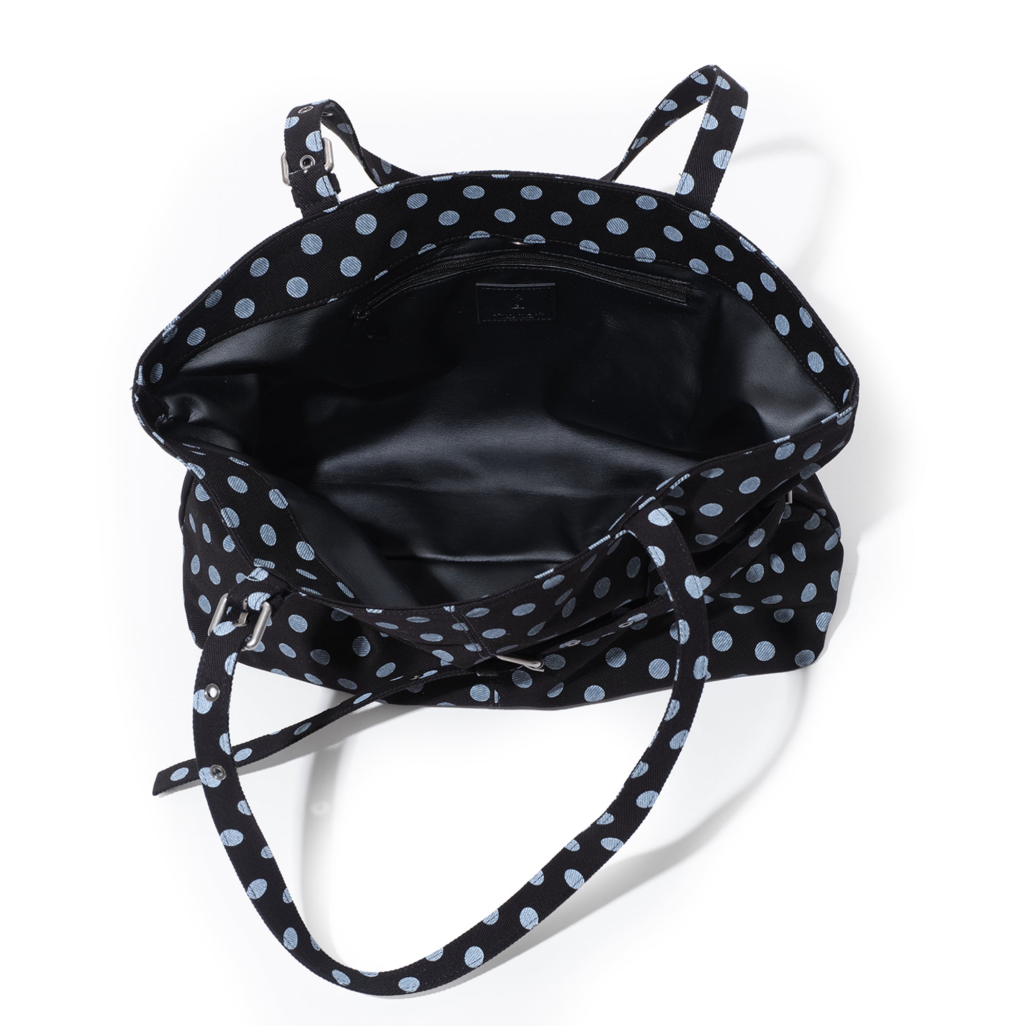 le belt bag L dot black