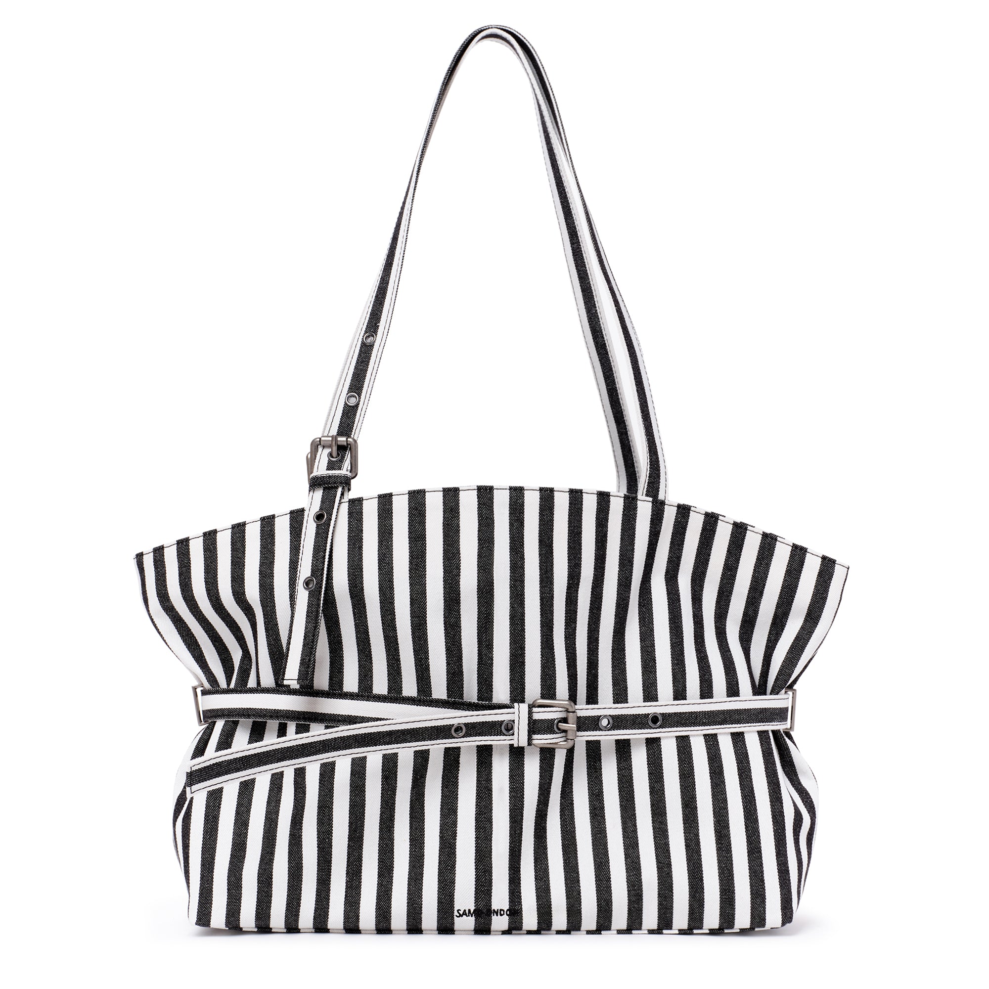 le belt bag L marine black