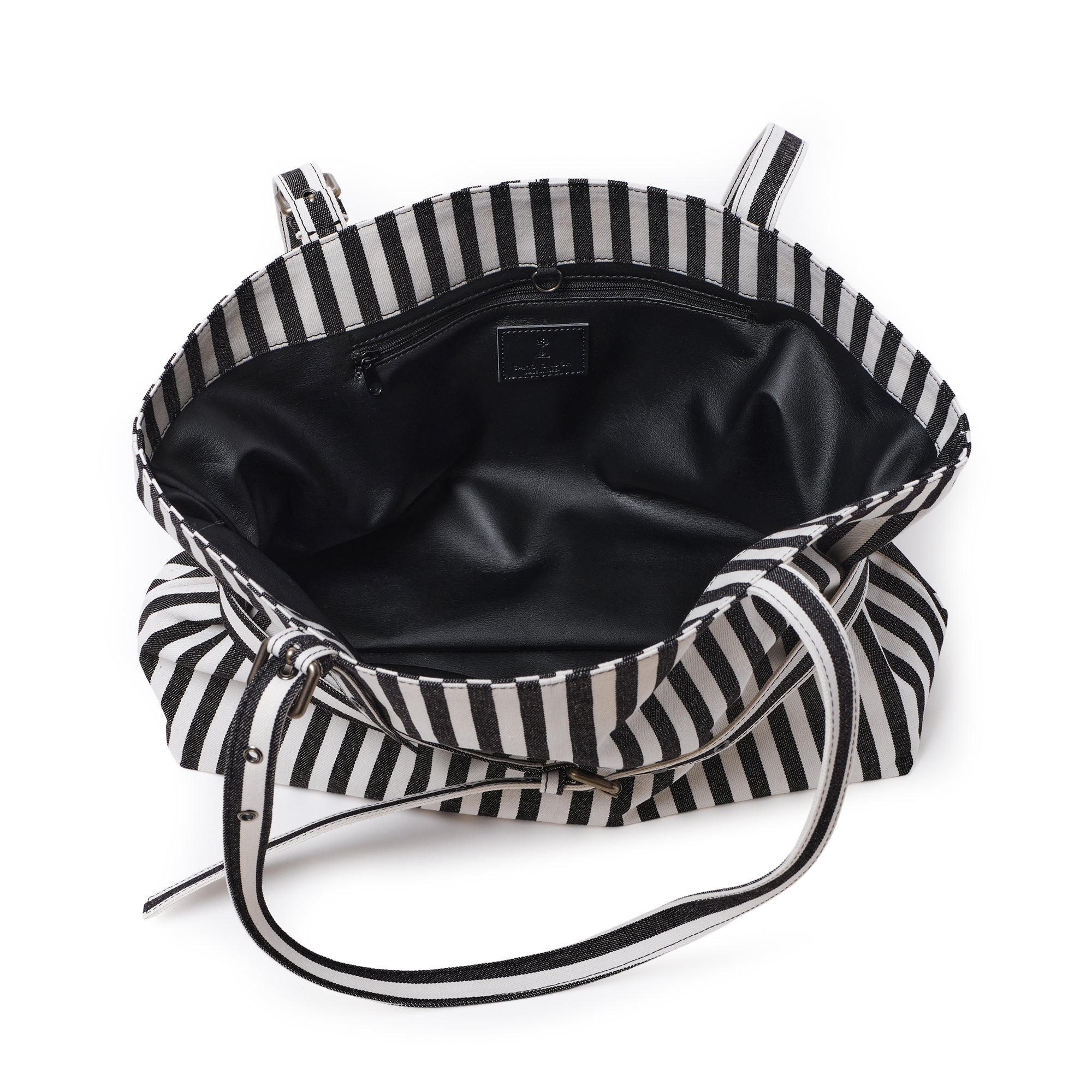 le belt bag L marine black