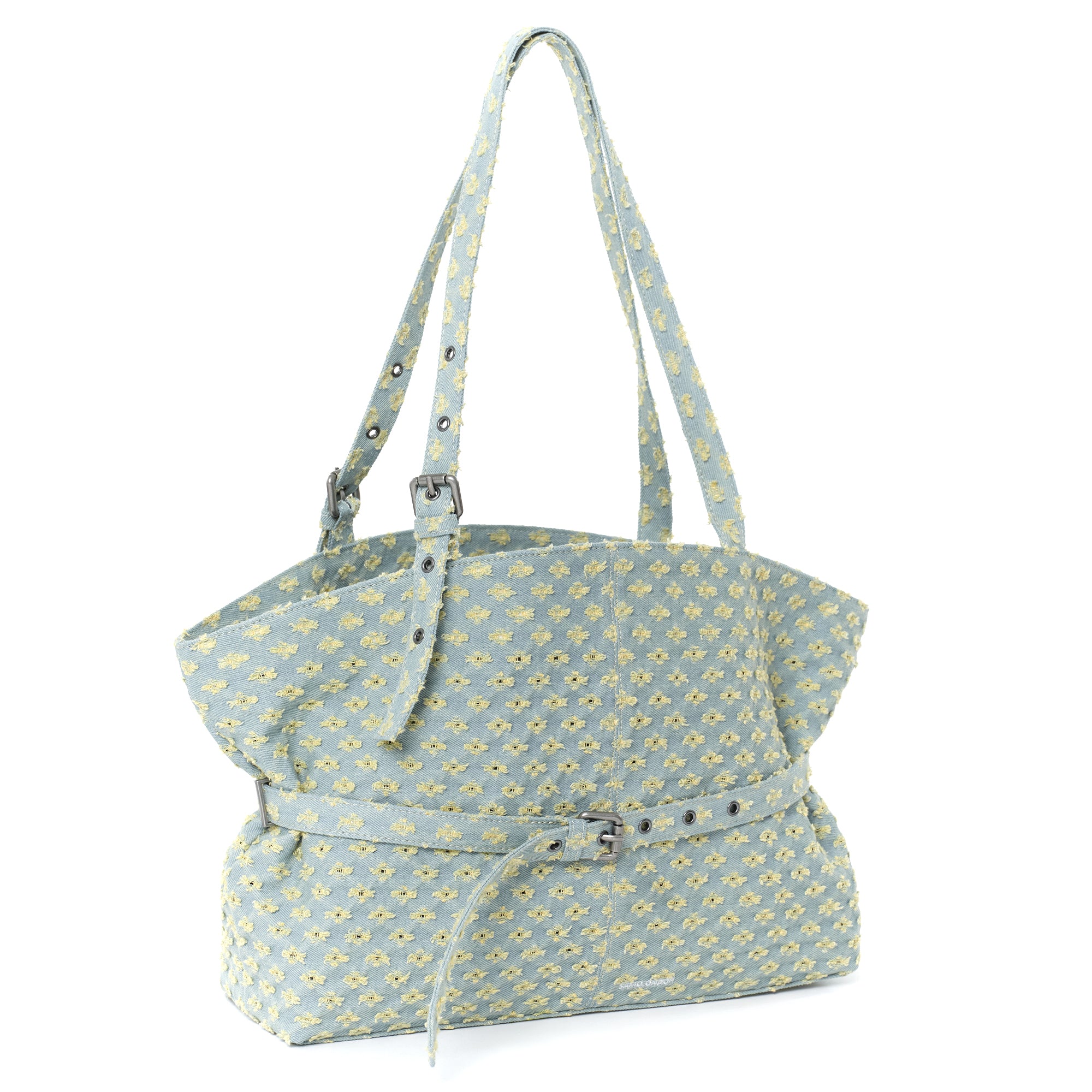le belt bag L punching yellow