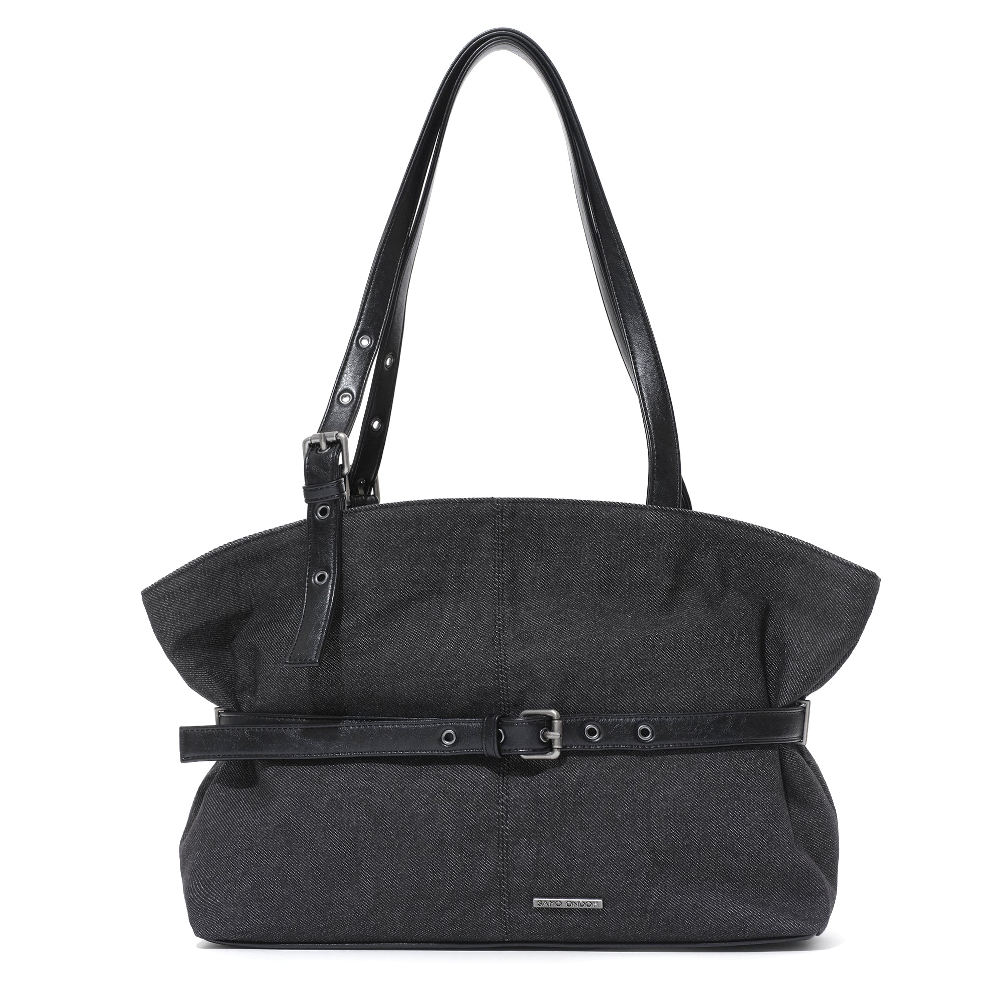 le belt bag L raw denim