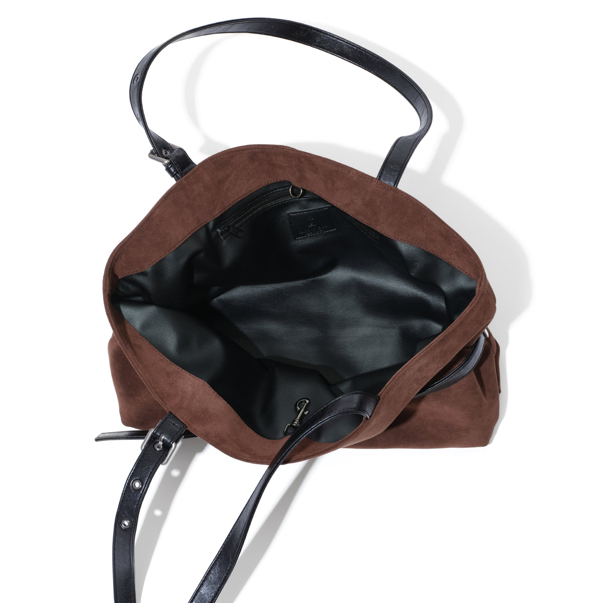(re-designed) le belt bag L suede brown
