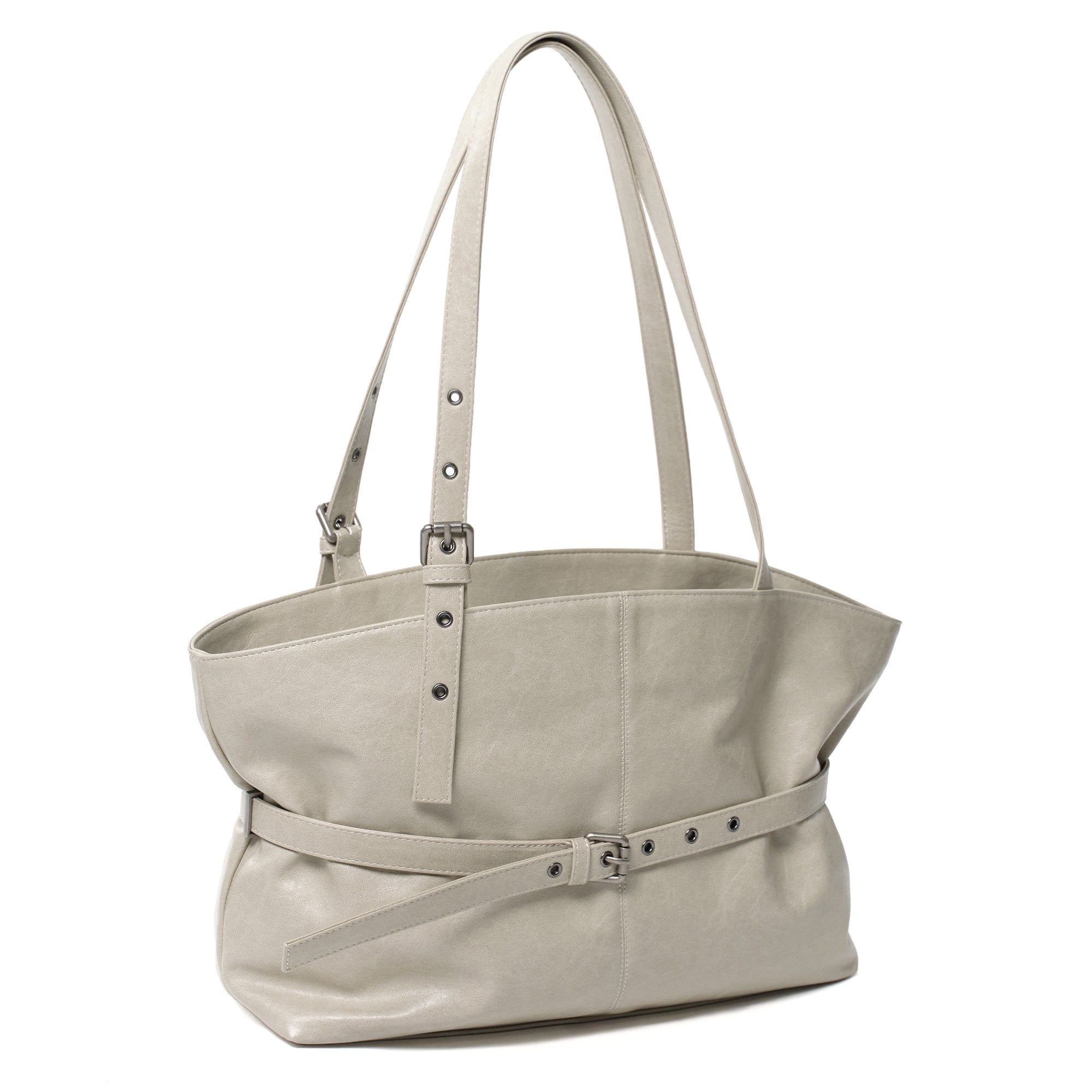 le belt bag L veg cream