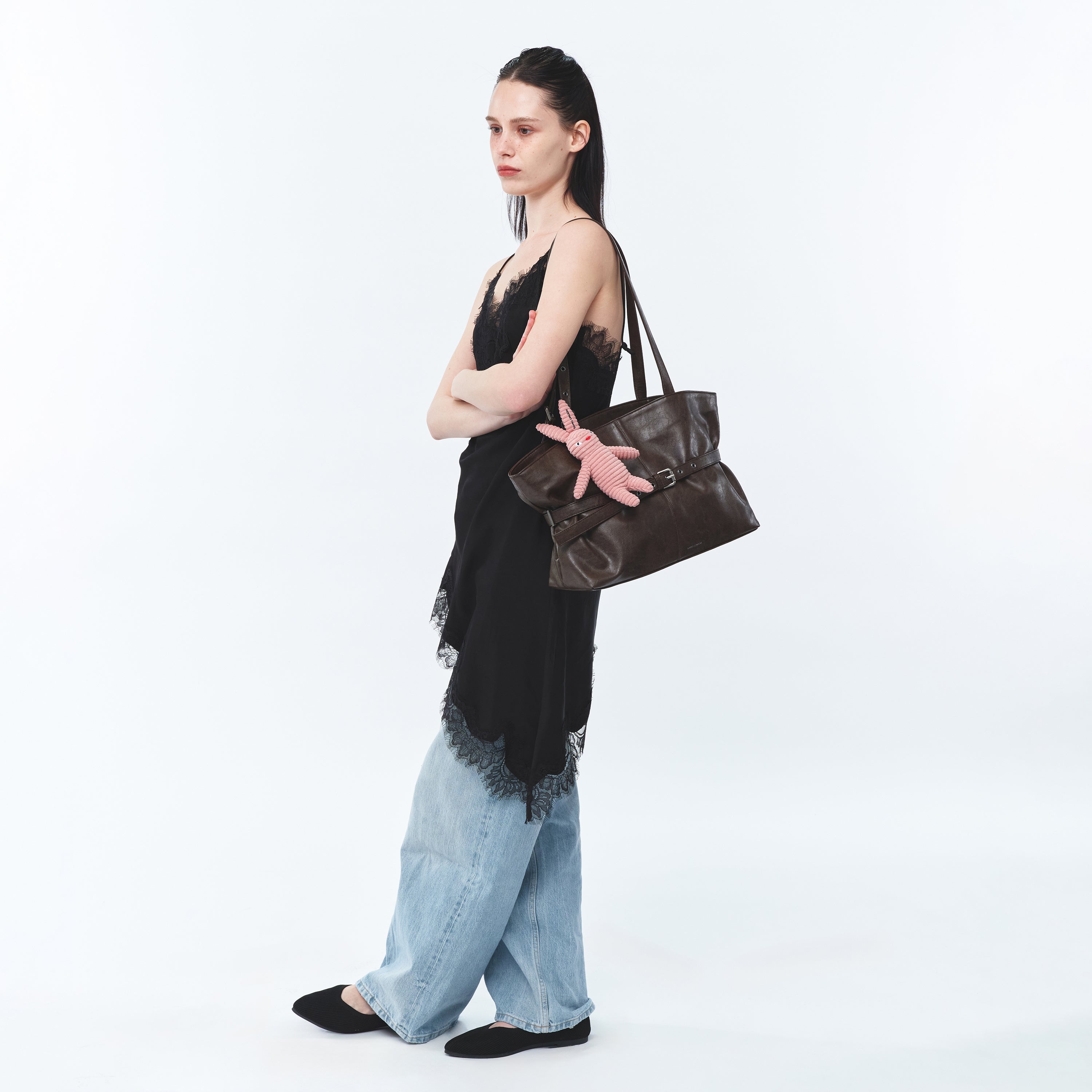 le belt bag L veg cocoa