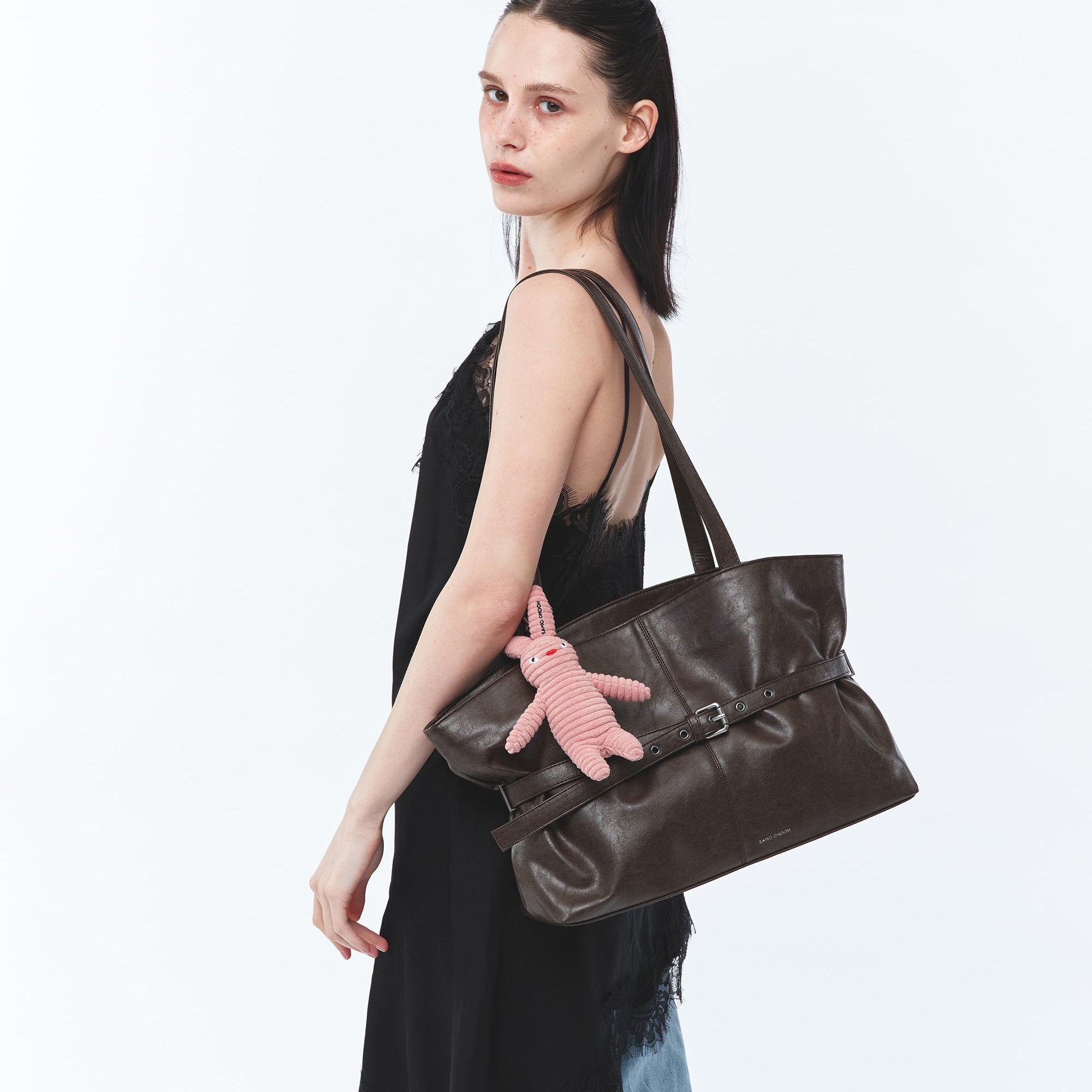 le belt bag L veg cocoa