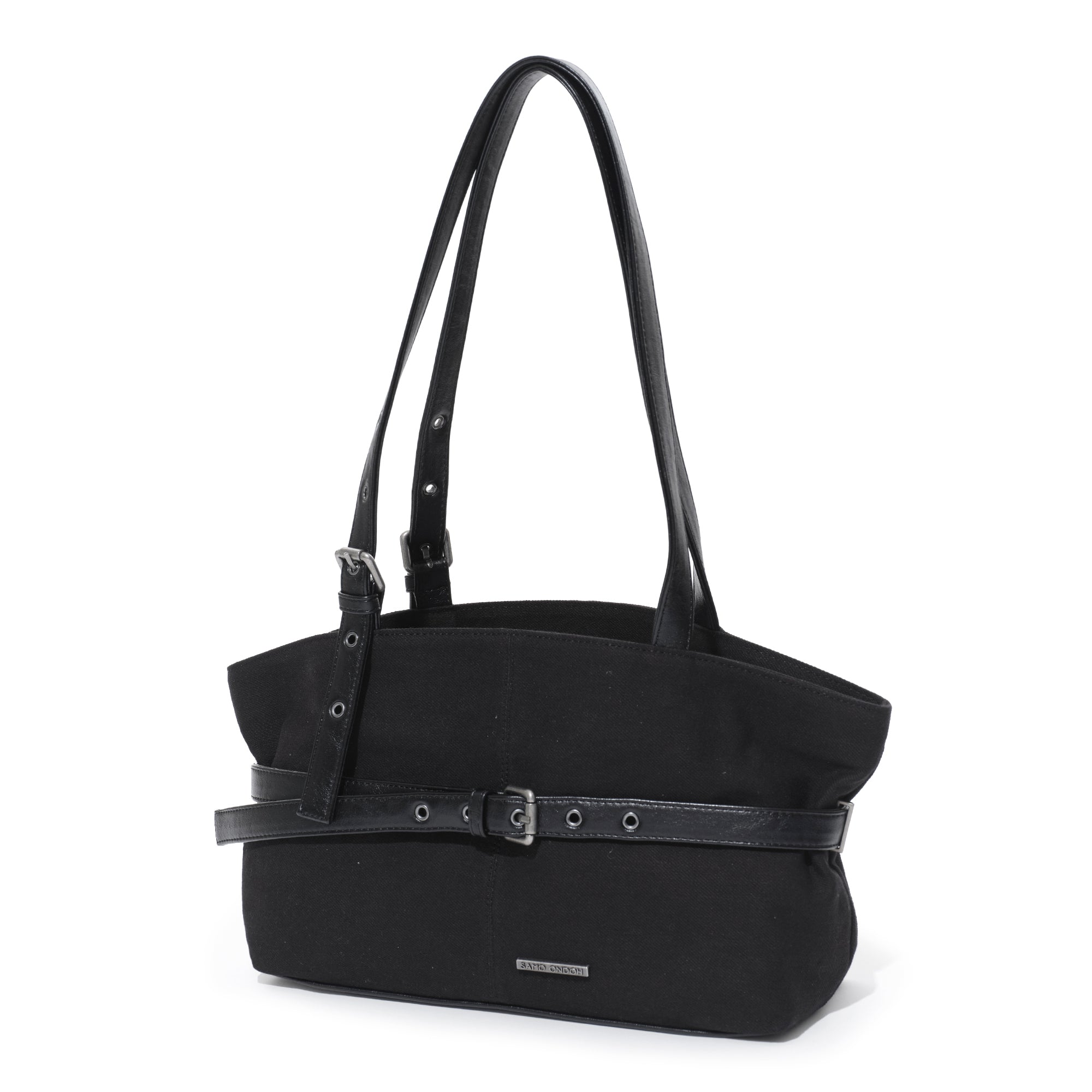 le belt bag M canvas black