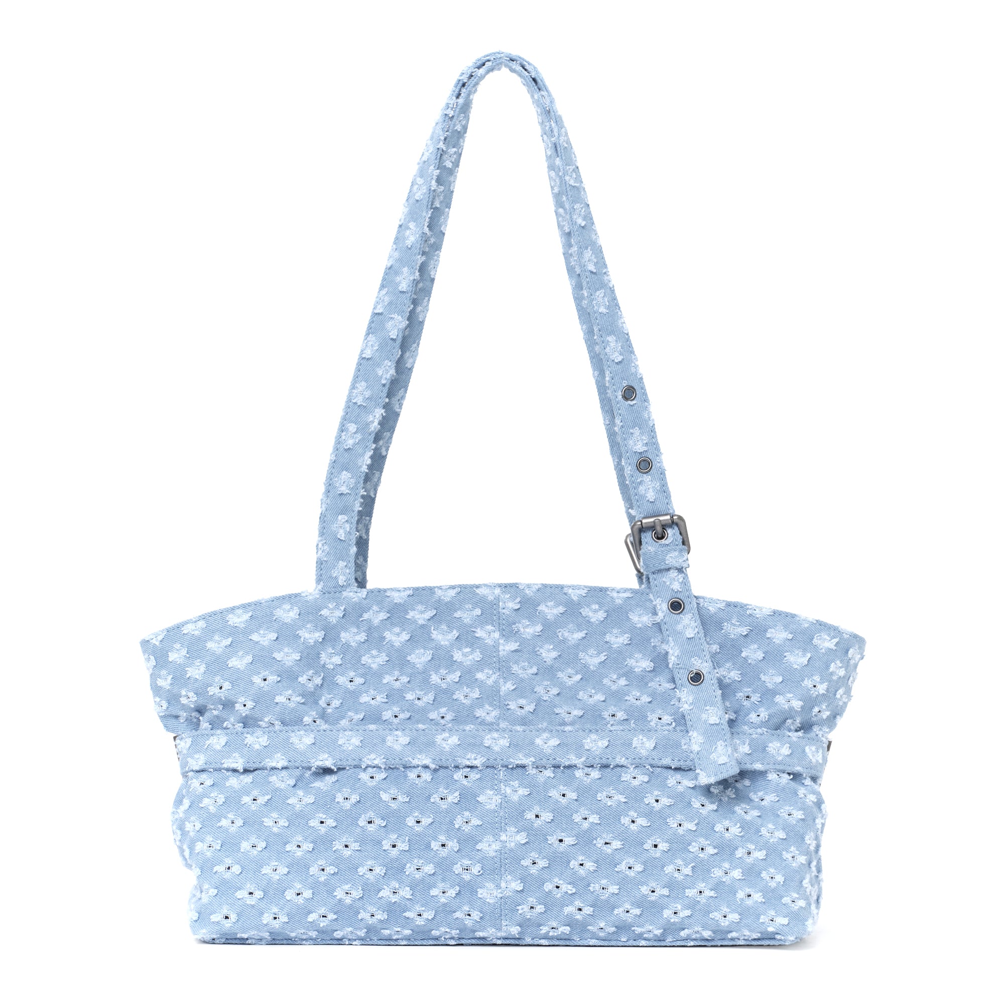 le belt bag M punching blue