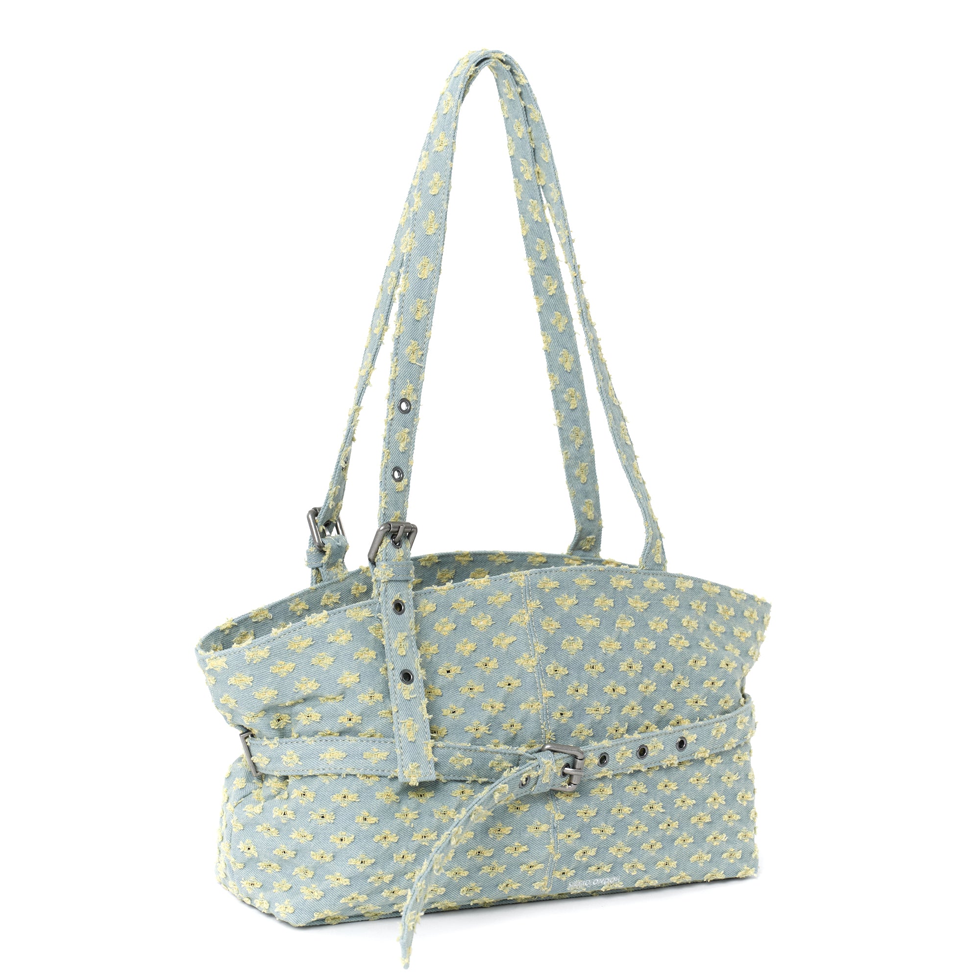 le belt bag M punching yellow