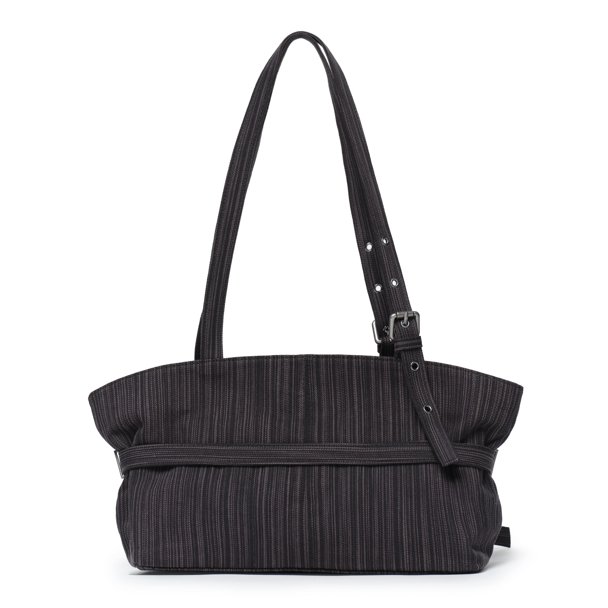 le belt bag M stripe black