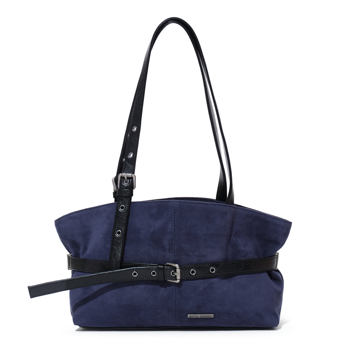 (re-designed) le belt bag M suede navy