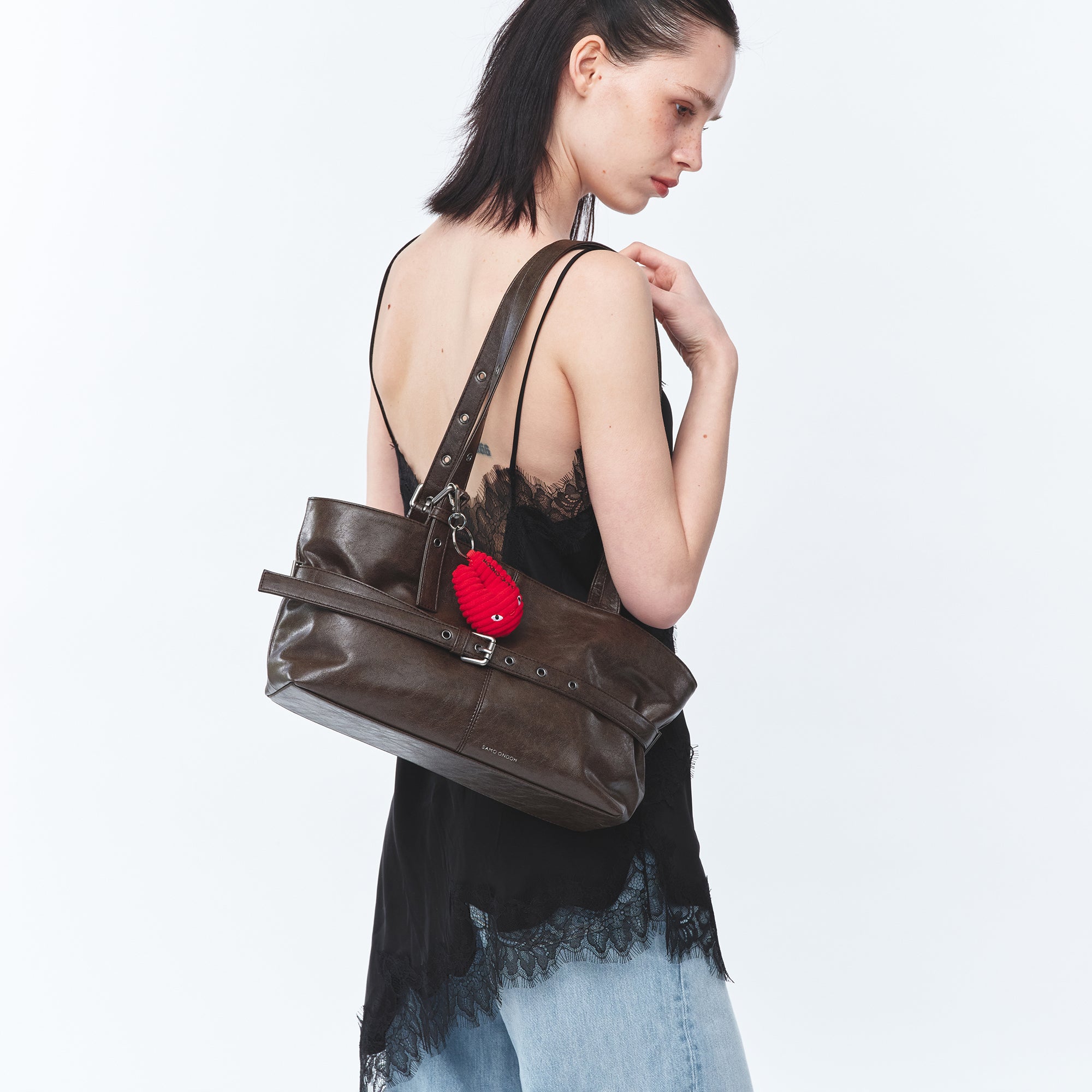 le belt bag M veg cocoa