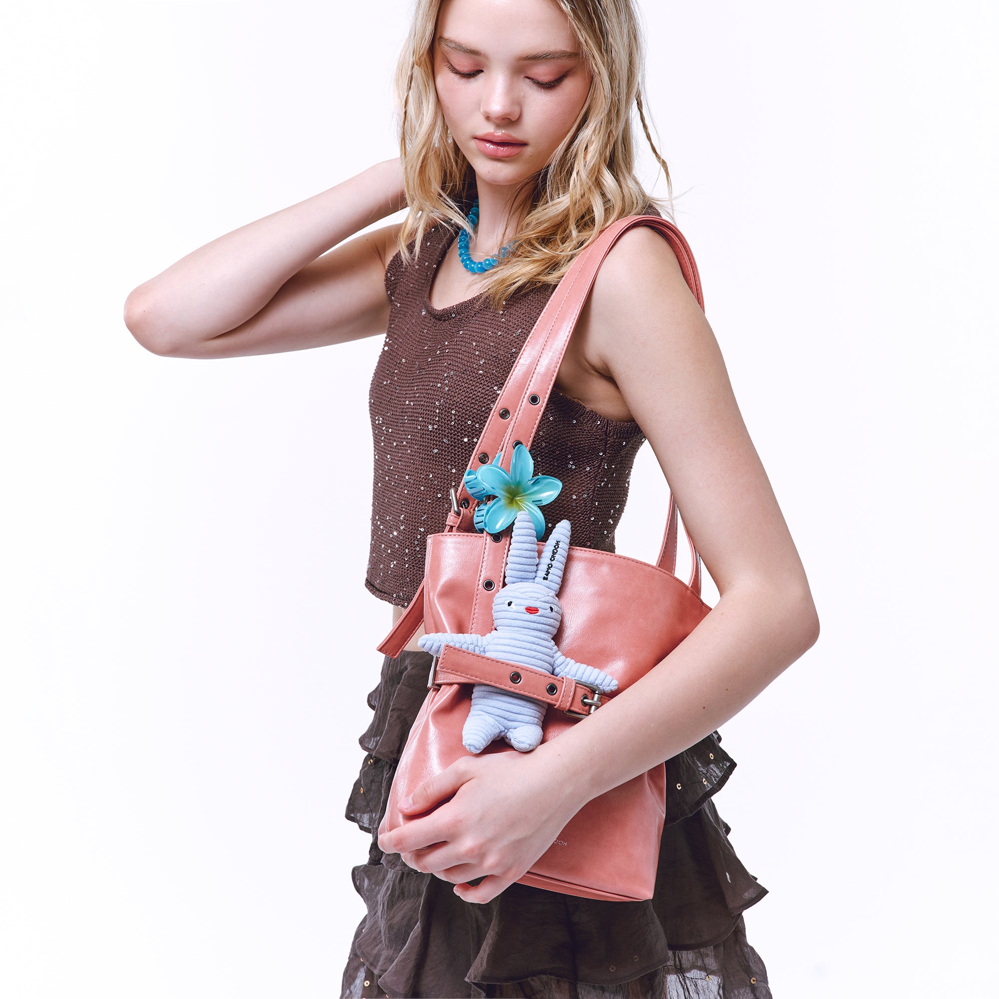 le belt bag S vampire pink